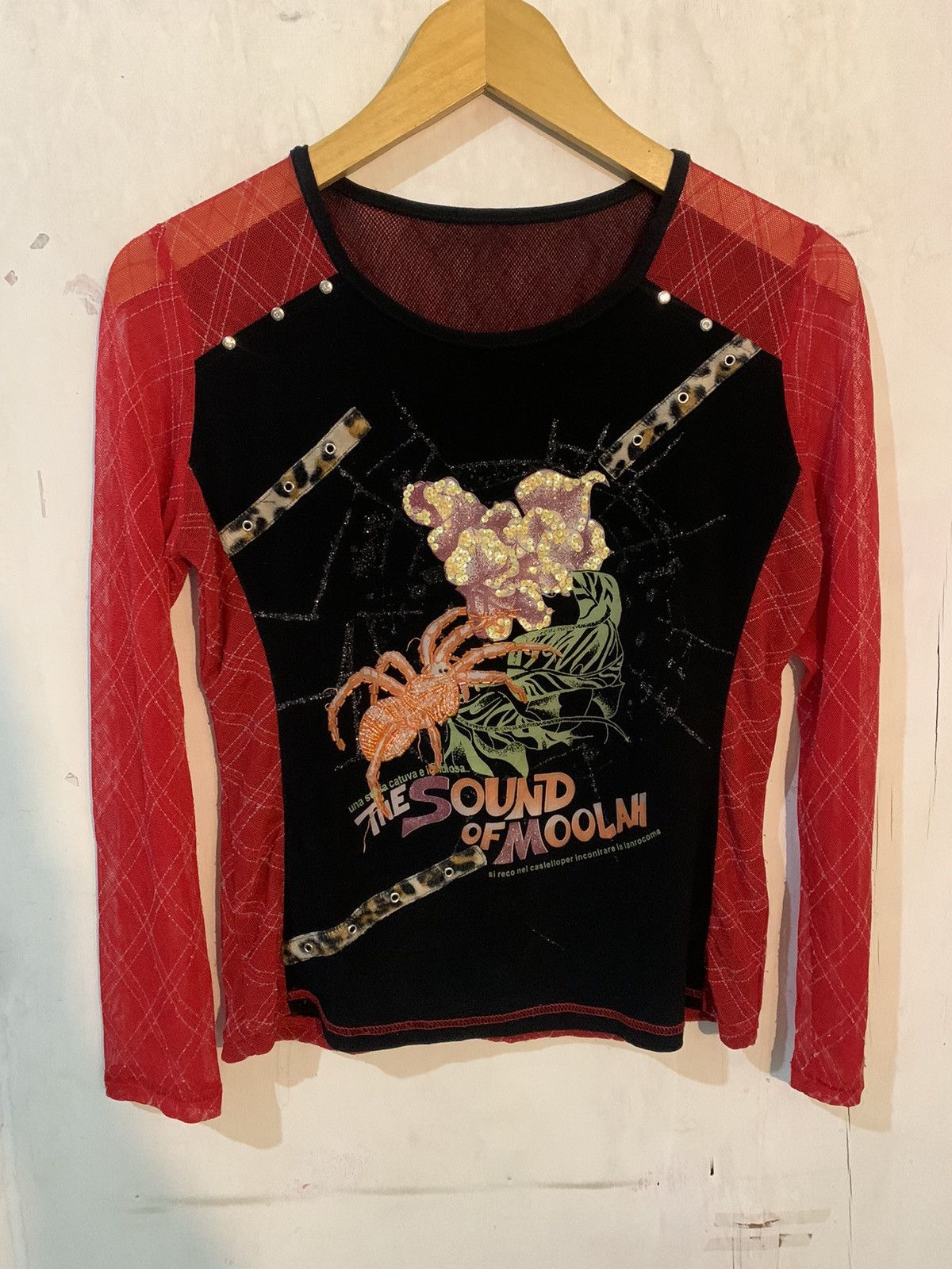 Beauty Beast × Hysteric Glamour × If Six Was Nine Japanese poem long sleeve mesh gothic styel Size US S / EU 44-46 / 1 - 2 Thumbnail