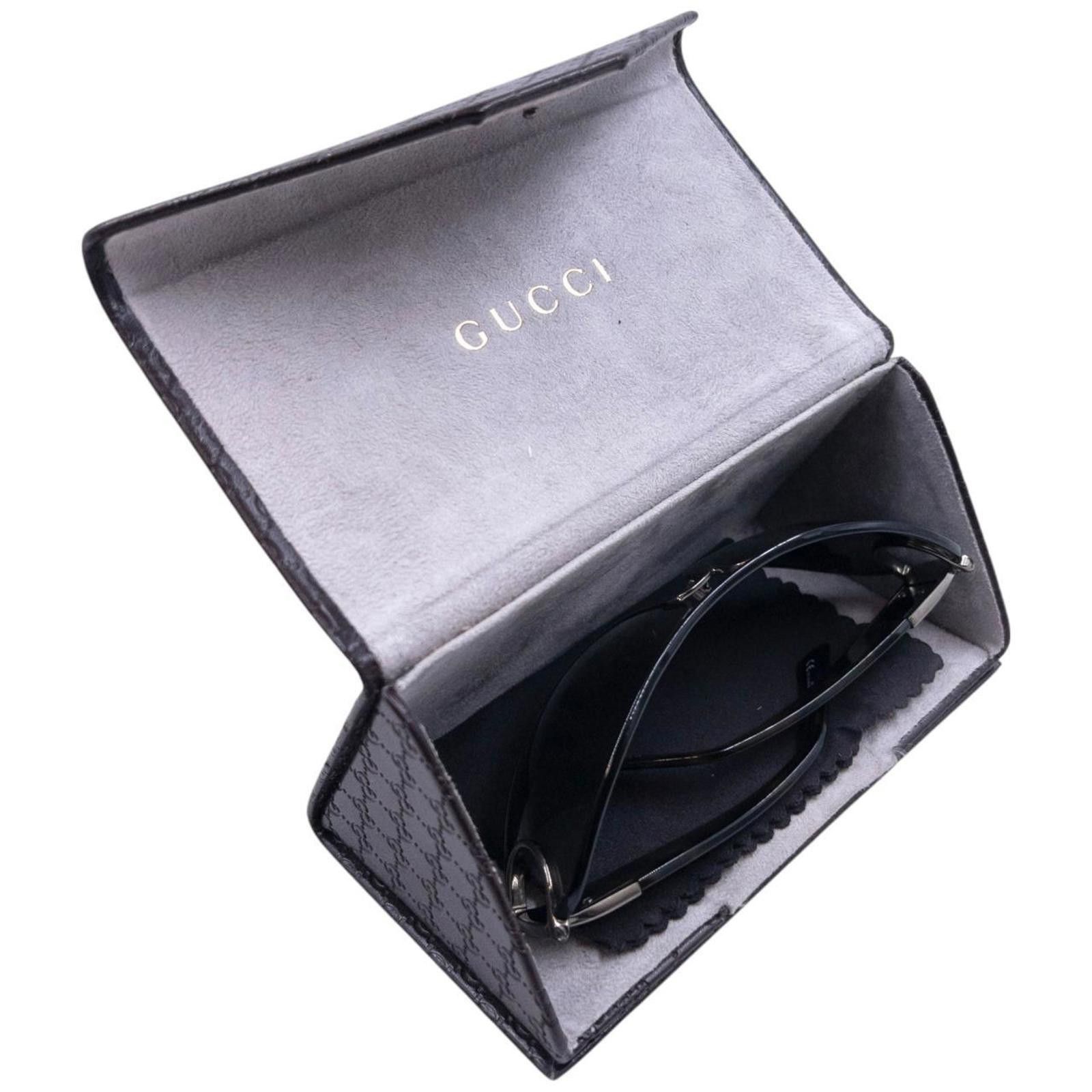 Gucci Vintage Gucci Horse Bit Tortoise Shell Monogram Sunglasses Size ONE SIZE - 8 Thumbnail