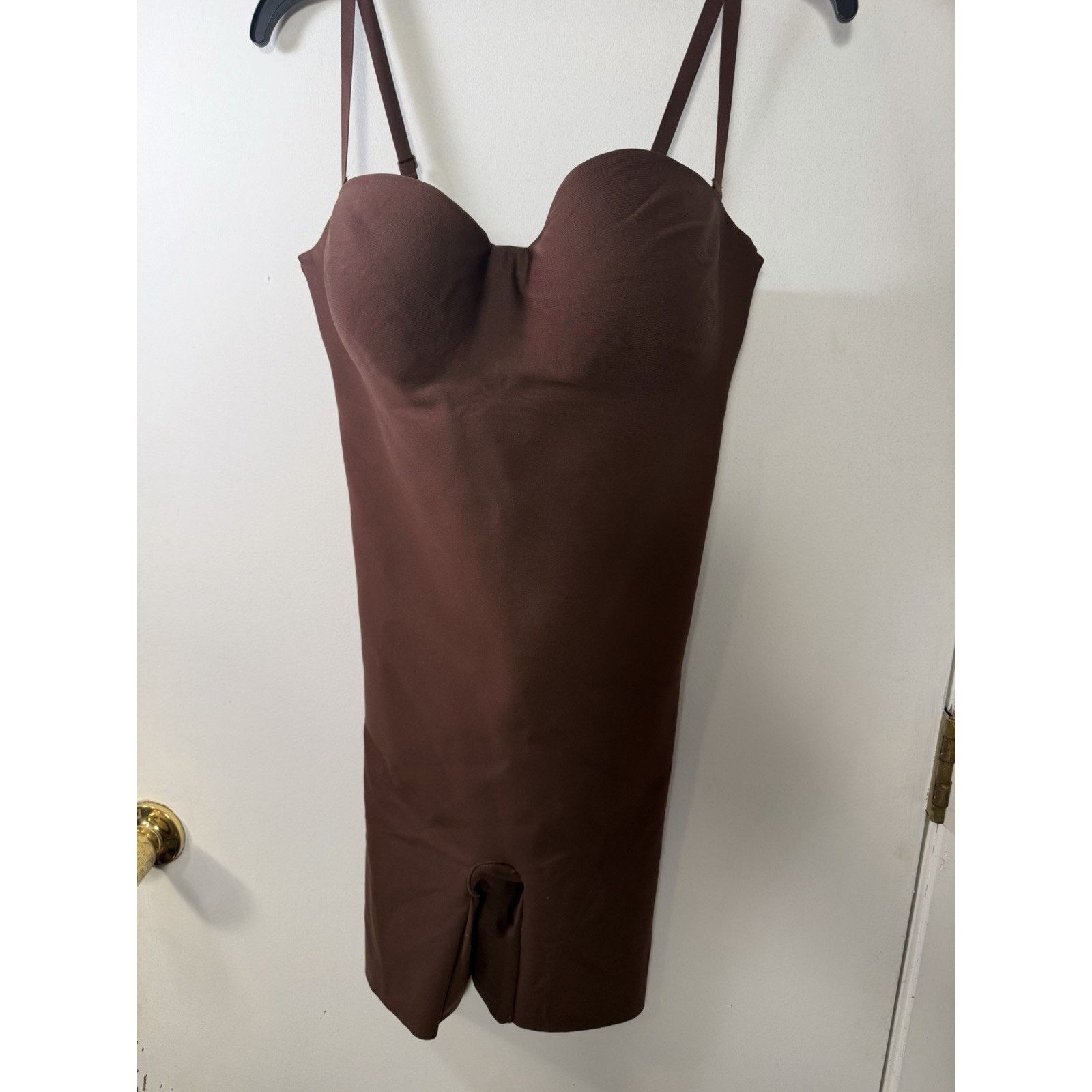 SKIMS SKIMS Core Sculpt Underwire Mid Thigh Bodysuit Size XL Brown Size XL / US 12-14 / IT 48-50 - 3 Thumbnail
