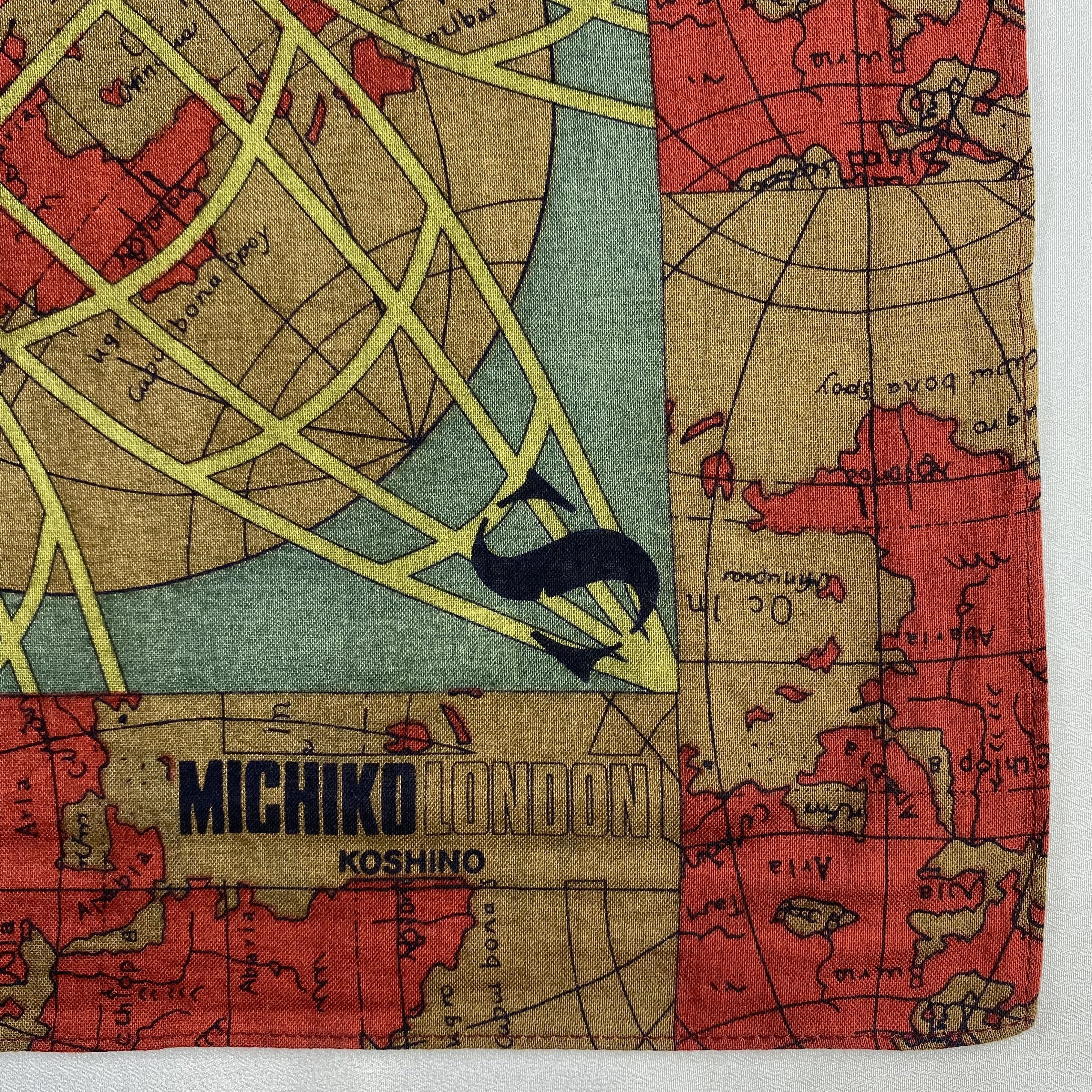 Michiko Koshino London × Vintage Michiko Koshino London Handkerchief / Neckerchief-P1011 Size ONE SIZE - 3 Thumbnail