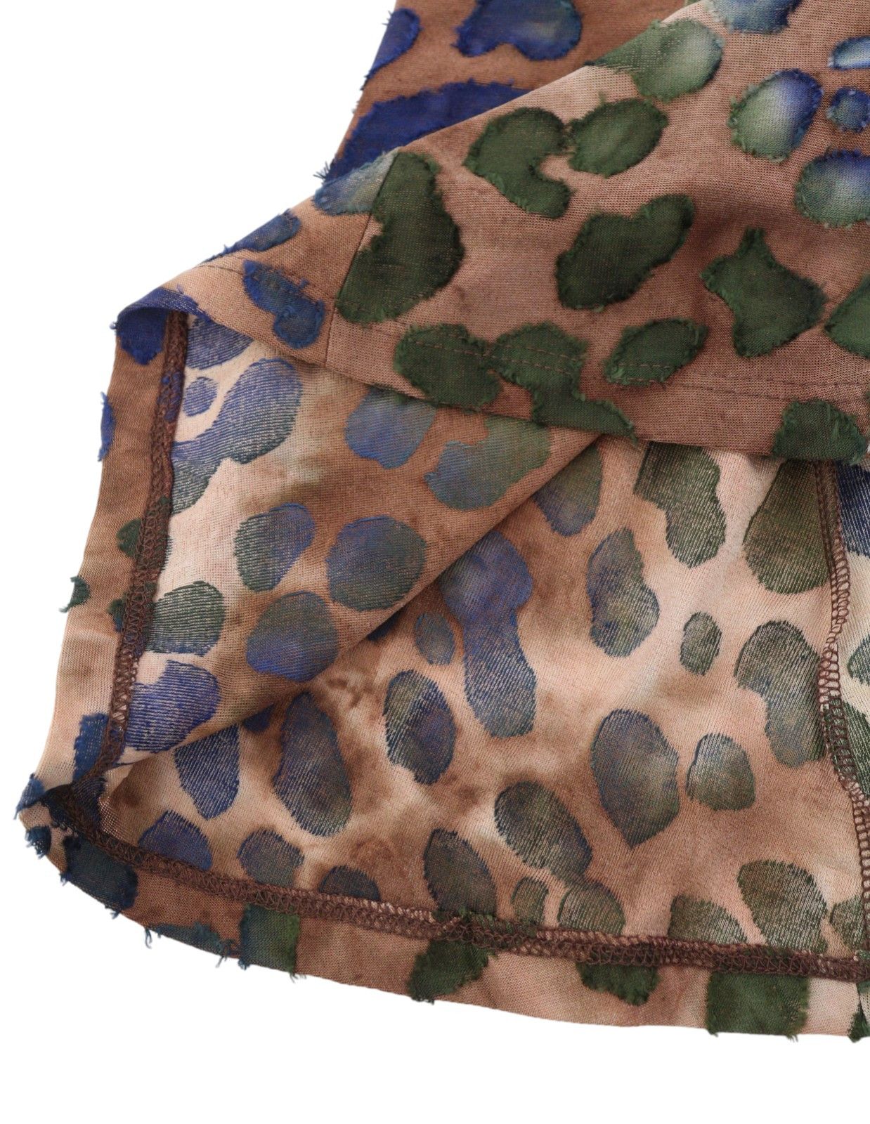 Desigual VEST FELINA XL Brown Animal Print Dress 89017 Size XL / US 12-14 / IT 48-50 - 8 Thumbnail