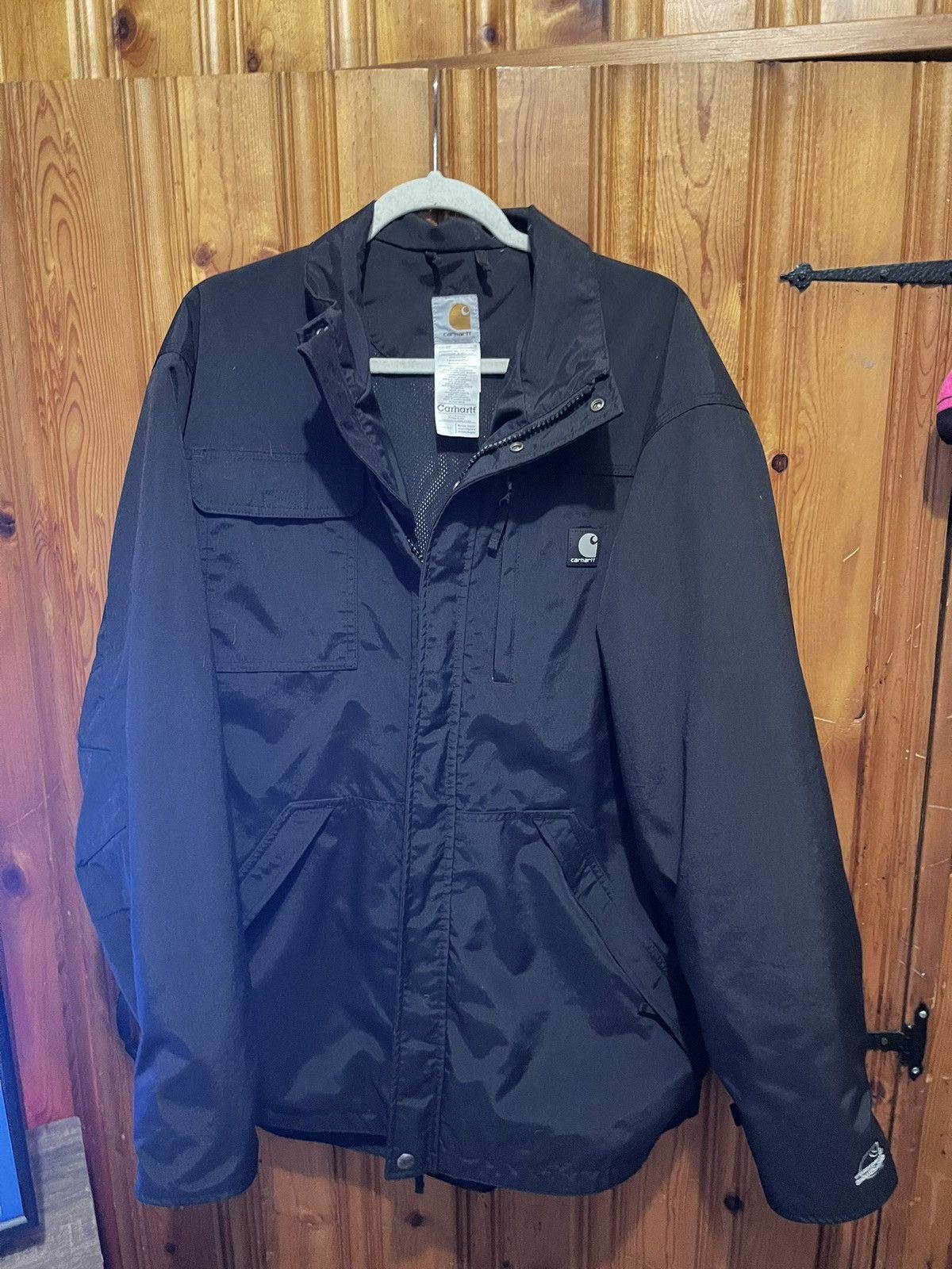 Black workwear/breathable jacket