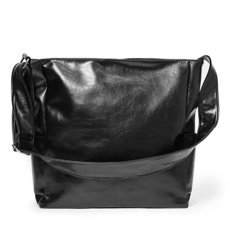 Japanese Brand Soft Leather Shoulder Messenger Bag Size ONE SIZE - 5 Thumbnail