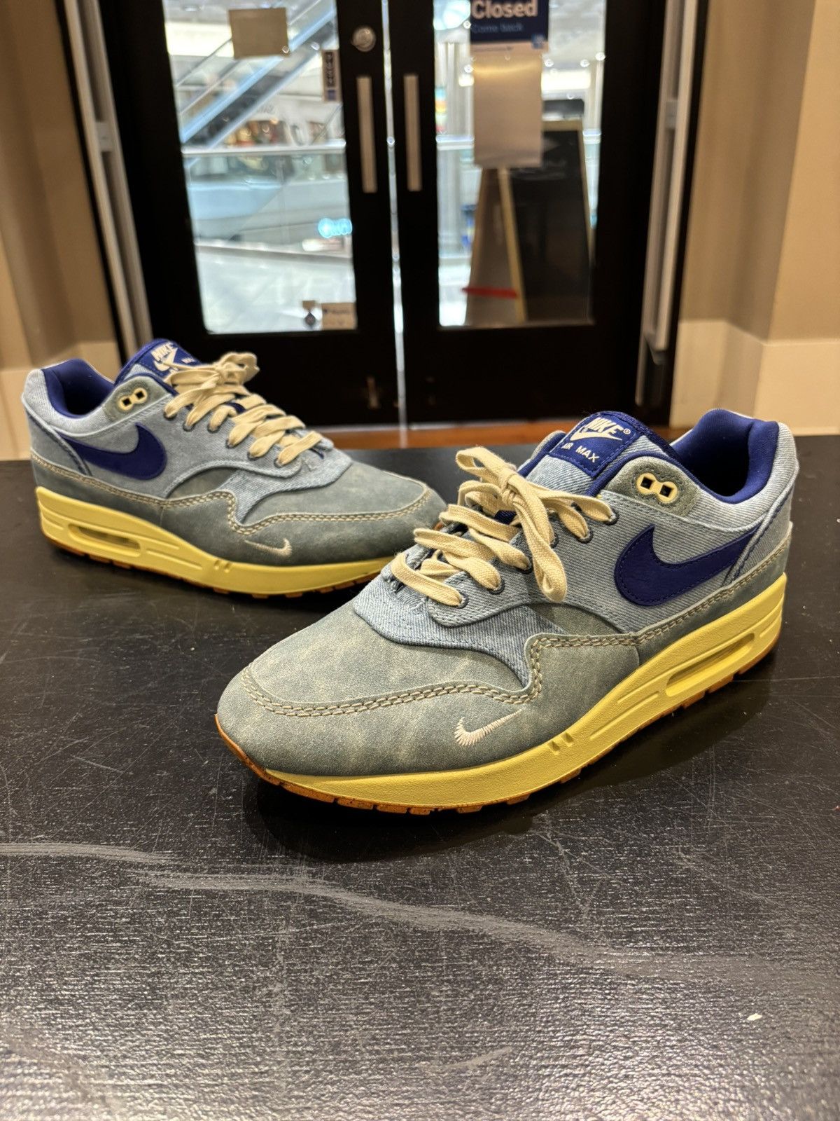 Nike Air Max 1 ‘Dirty Denim’ Size US 12 / EU 45 - 1 Thumbnail