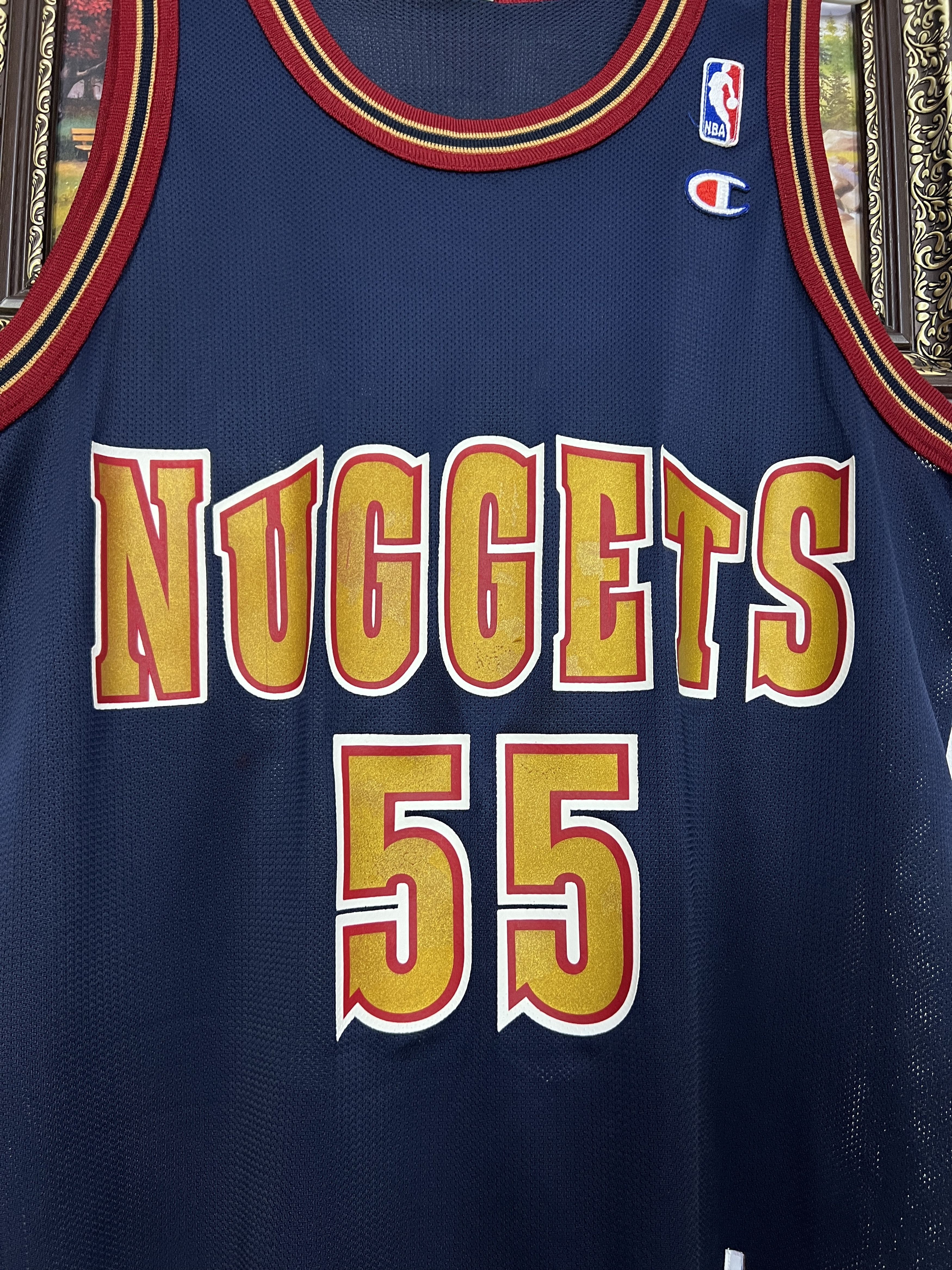Champion Vintage 90's Denver Nuggets NBA Mutombo Jersey Shirt Rare Size US M / EU 48-50 / 2 - 4 Thumbnail