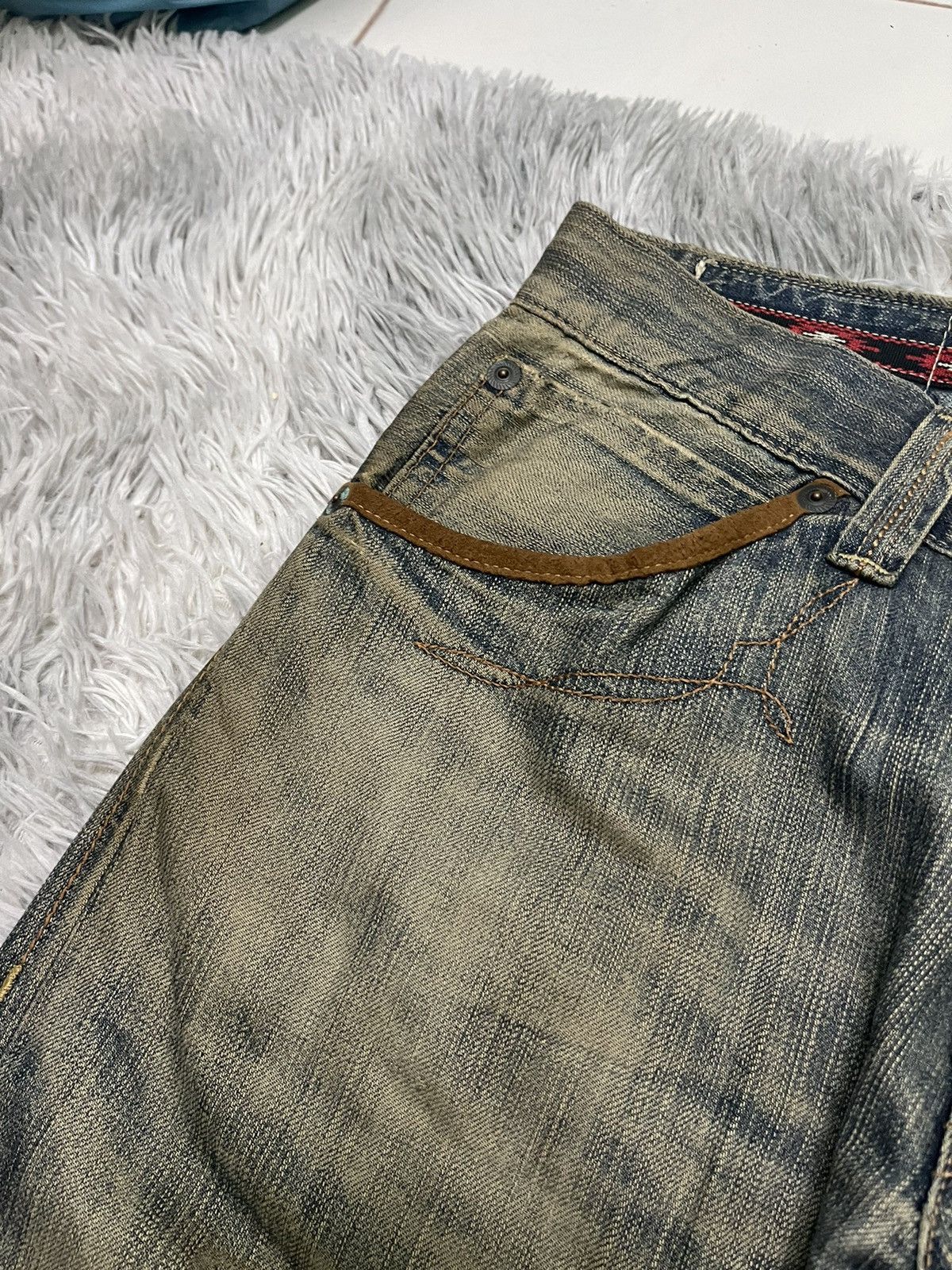 Edwin VINTAGE EDWIN EXCLUSIVE VINTAGE RARE DISTRESSED Size US 33 - 9 Thumbnail