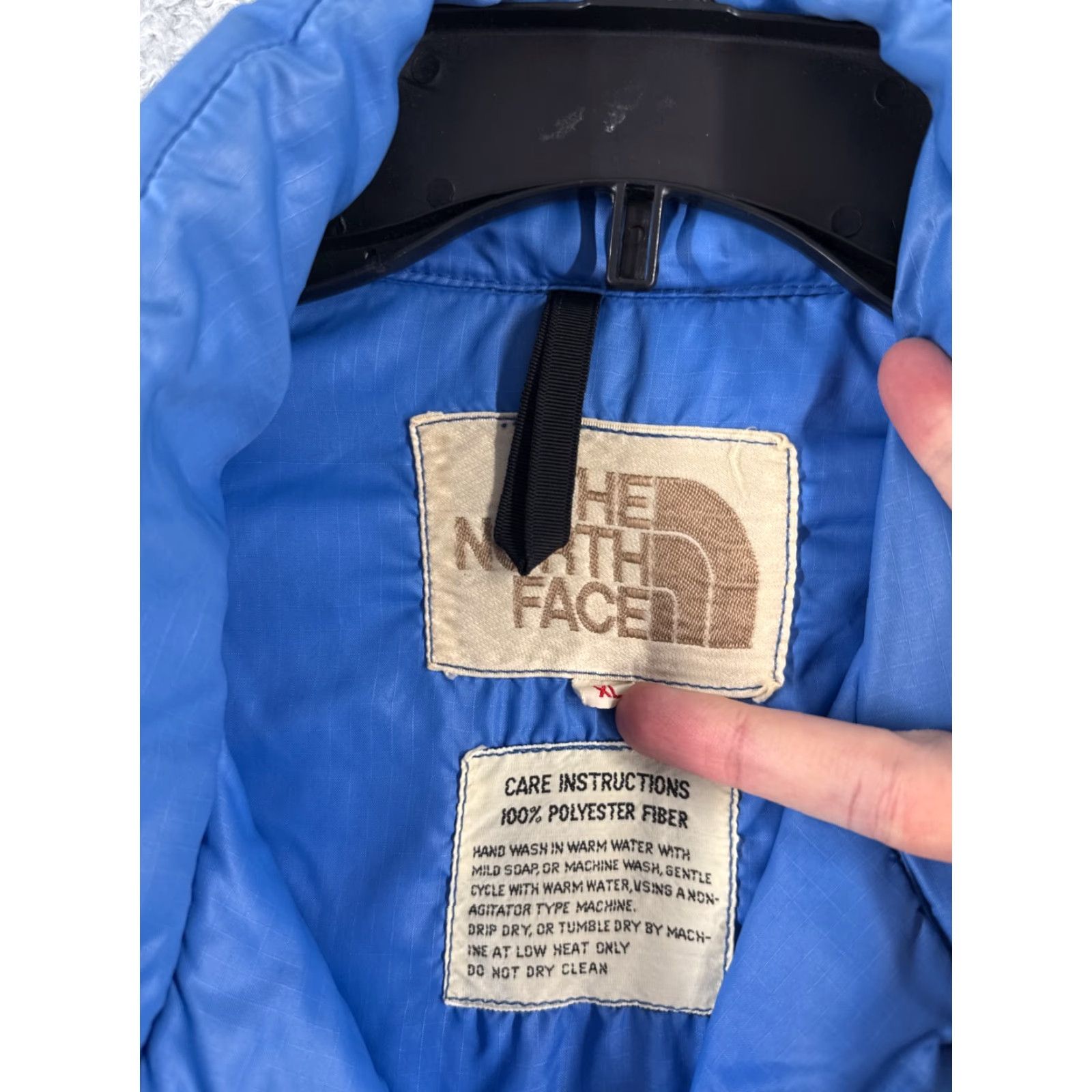 The North Face VINTAGE The North Face Vest Mens XL Blue 100% Polyester Pockets Read Size US XL / EU 56 / 4 - 7 Thumbnail