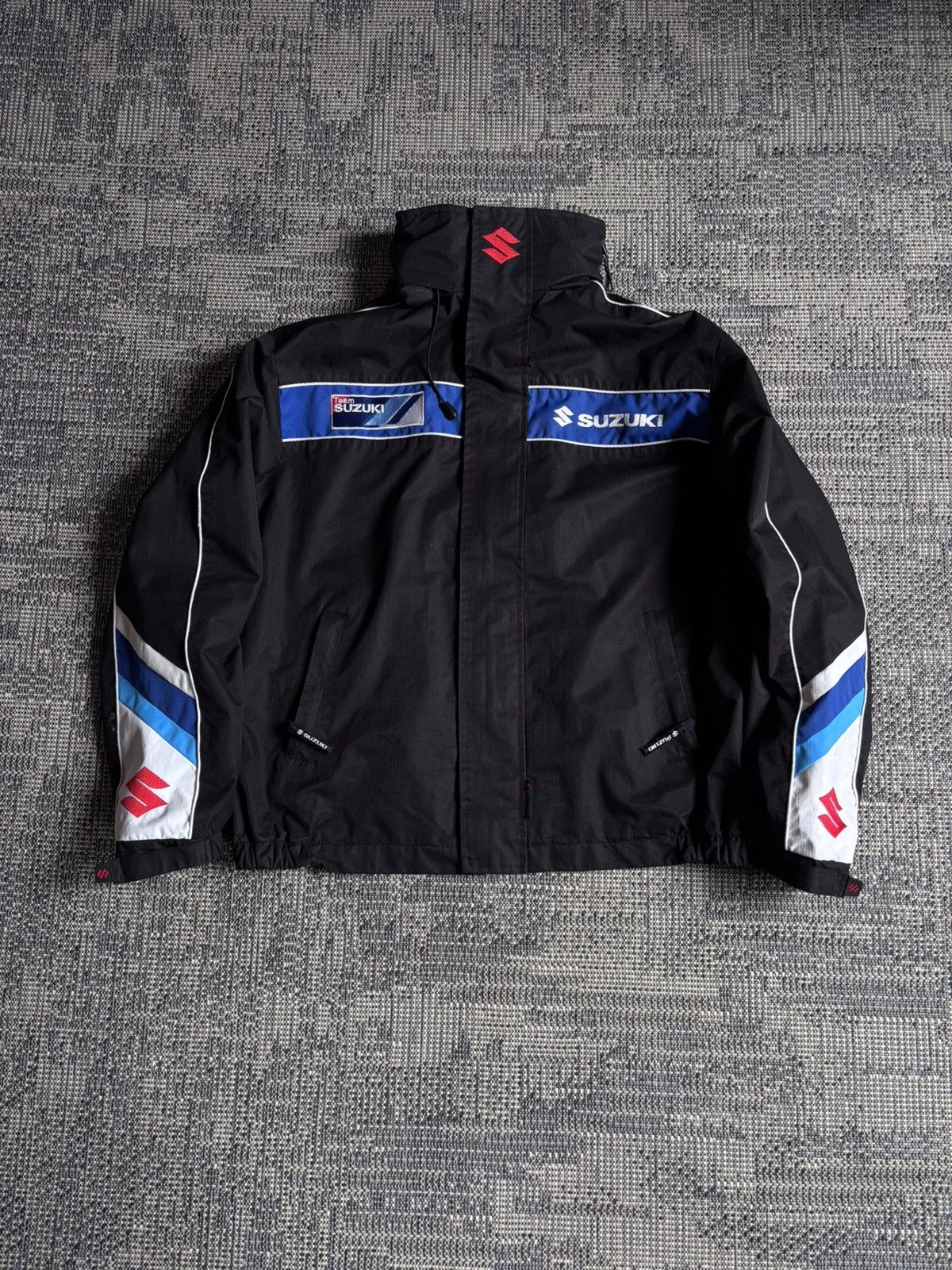 Vintage Vintage Suzuki Moto Style Team Racing Jacket Windbreaker Size US M / EU 48-50 / 2 - 1 Thumbnail