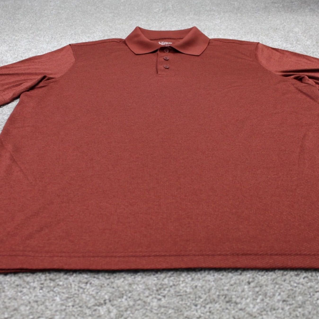 Croft & Barrow Croft & Barrow Polo Shirt Mens Large Red Quick Dry 100% Polyester S/S Pullover Polo Shirt Mens Large Red Quick Dry Polo Size US L / EU 52-54 / 3 - 2 Thumbnail