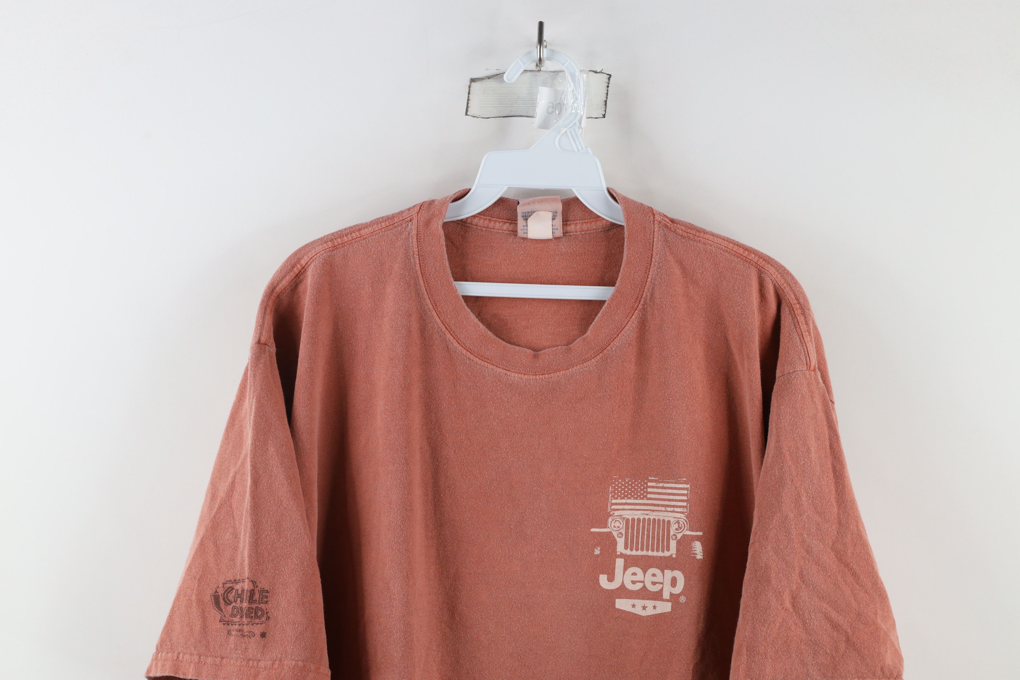 Vintage Vintage Jeep Motor Co Stonewash Spell Out T-Shirt Cotton Size US L / EU 52-54 / 3 - 2 Thumbnail