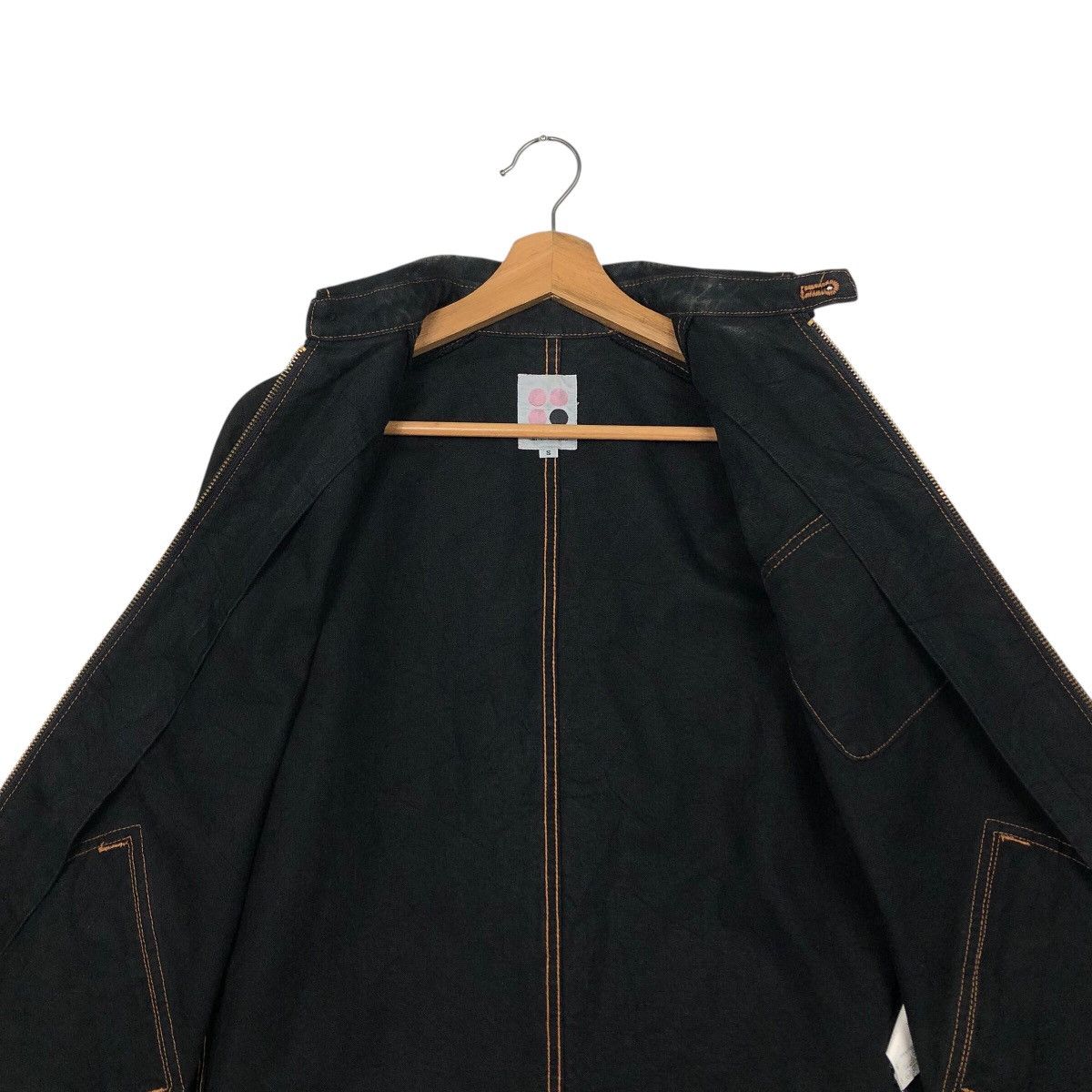 Japanese Brand United Arrows Pink Label Black Zip Workwear Jacket Size US S / EU 44-46 / 1 - 15 Thumbnail