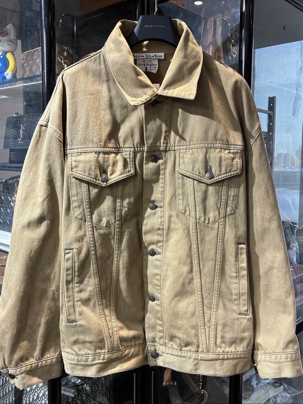 Acne Studios Acne Studios Tiger Print Denim Jacket Size S Size US S / EU 44-46 / 1 - 1 Thumbnail