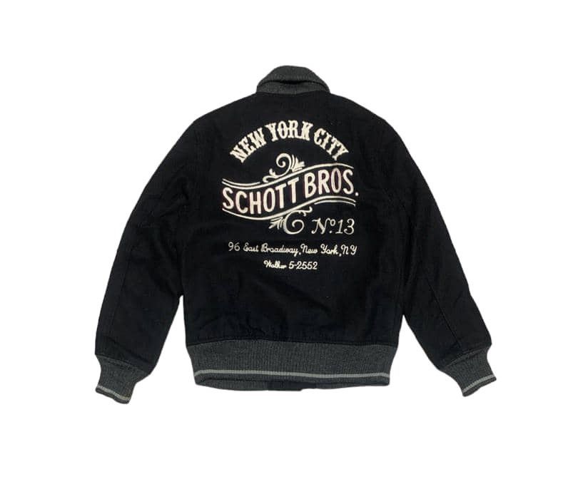 Vintage Schott Bros New York City Wool Jacket