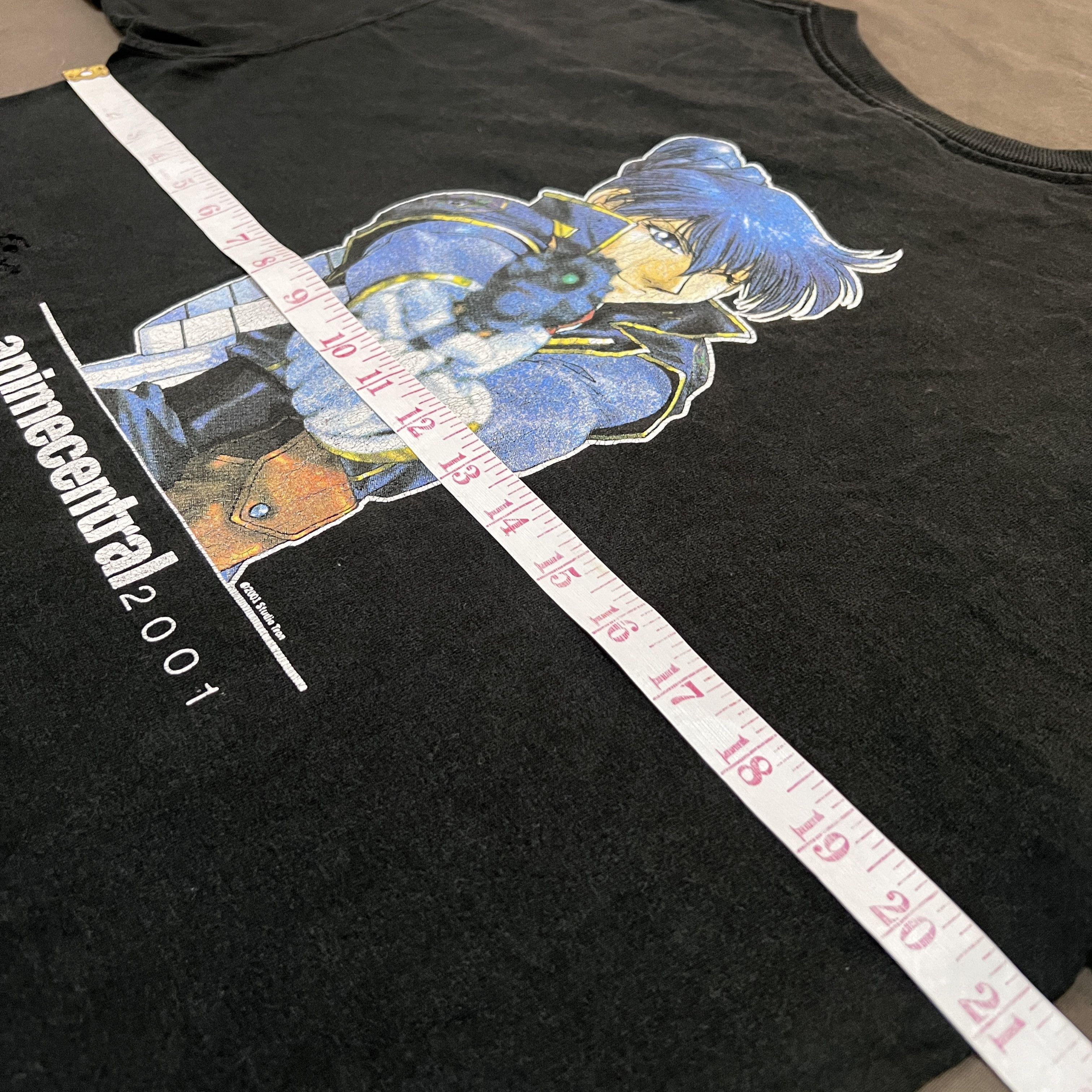 Anime Vintage 2001 Anime Central Promo Tee Faded Size US L / EU 52-54 / 3 - 12 Thumbnail