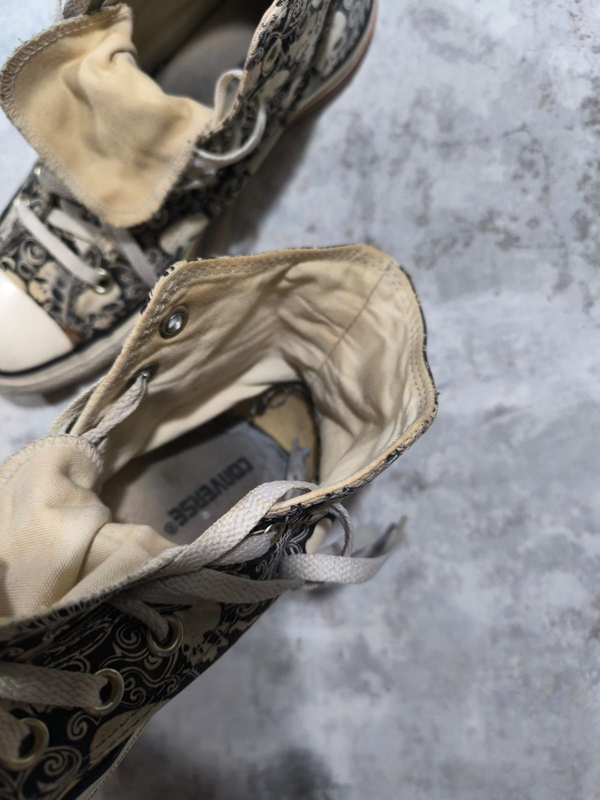 Hysteric Glamour Insane Skater Converse Skull Distressed Trashed Sneakers Size US 8.5 / EU 41-42 - 18 Thumbnail