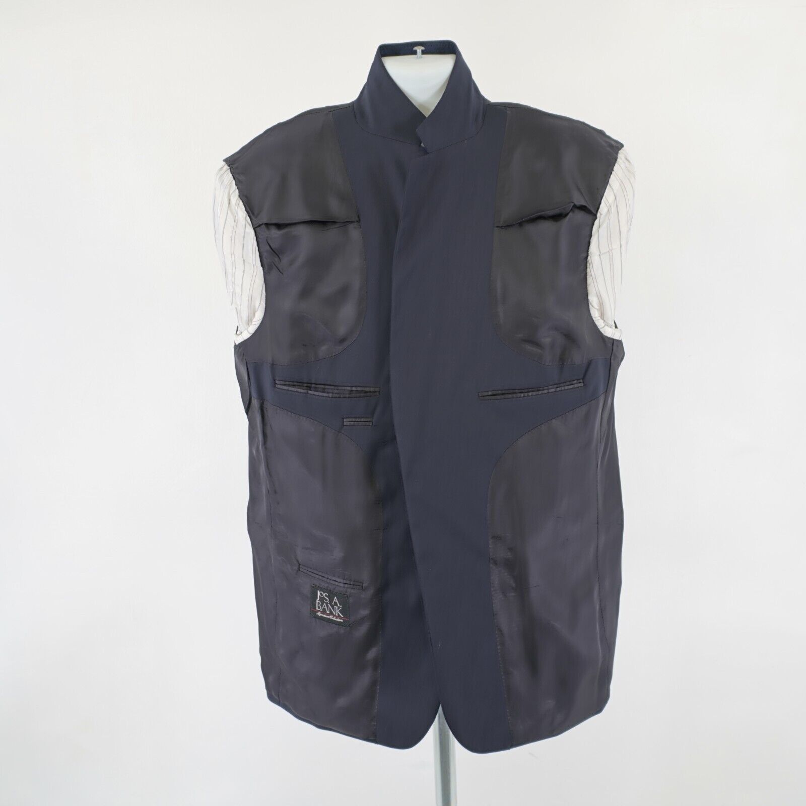Jos. A. Bank Jos A Bank Signature Collection Blue Wool Suit Jacket 46L Ta Size 46L - 9 Thumbnail