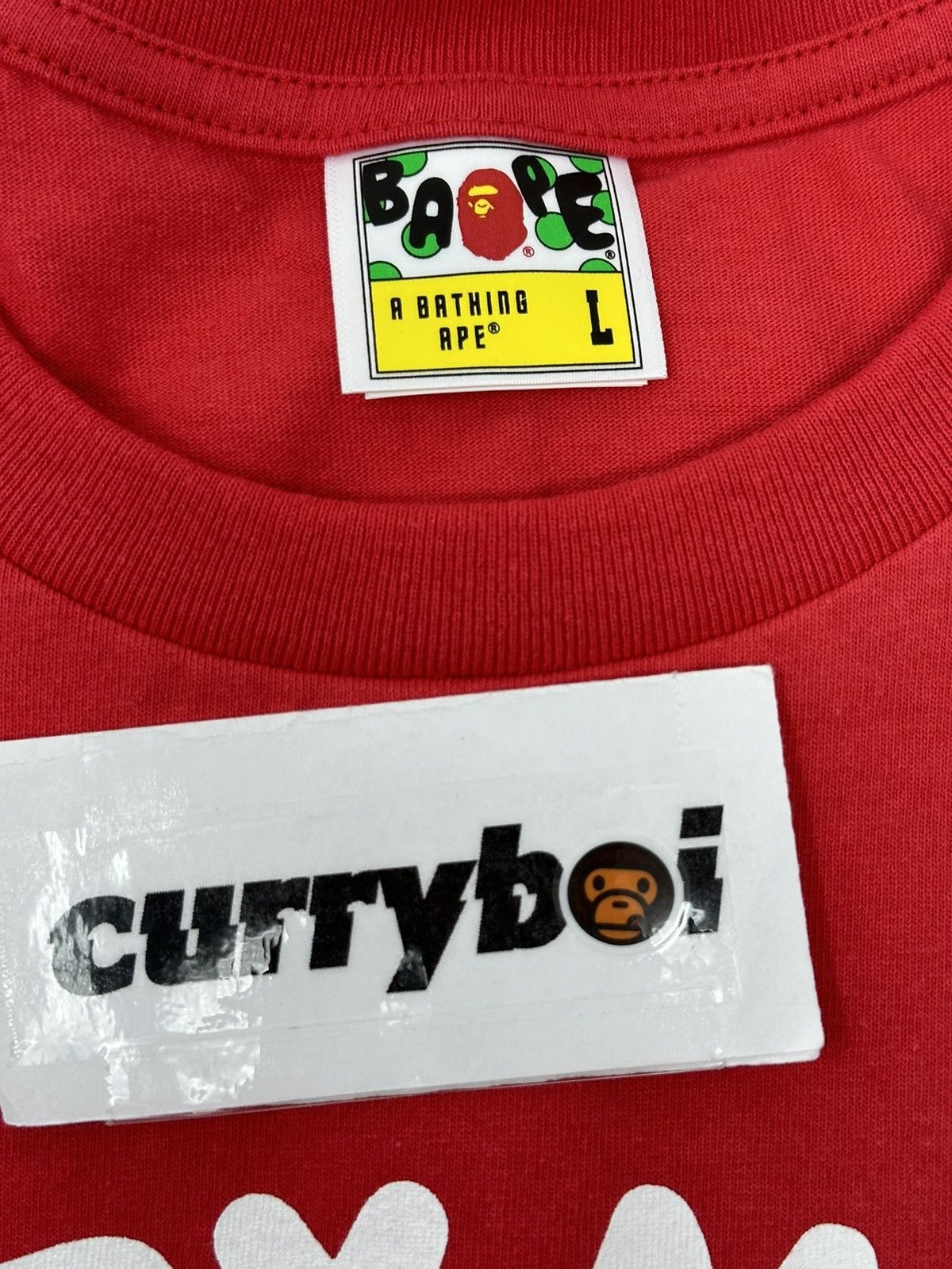 Bape BAPE Year of the Dragon Baby Milo Tee Red Size US L / EU 52-54 / 3 - 4 Thumbnail