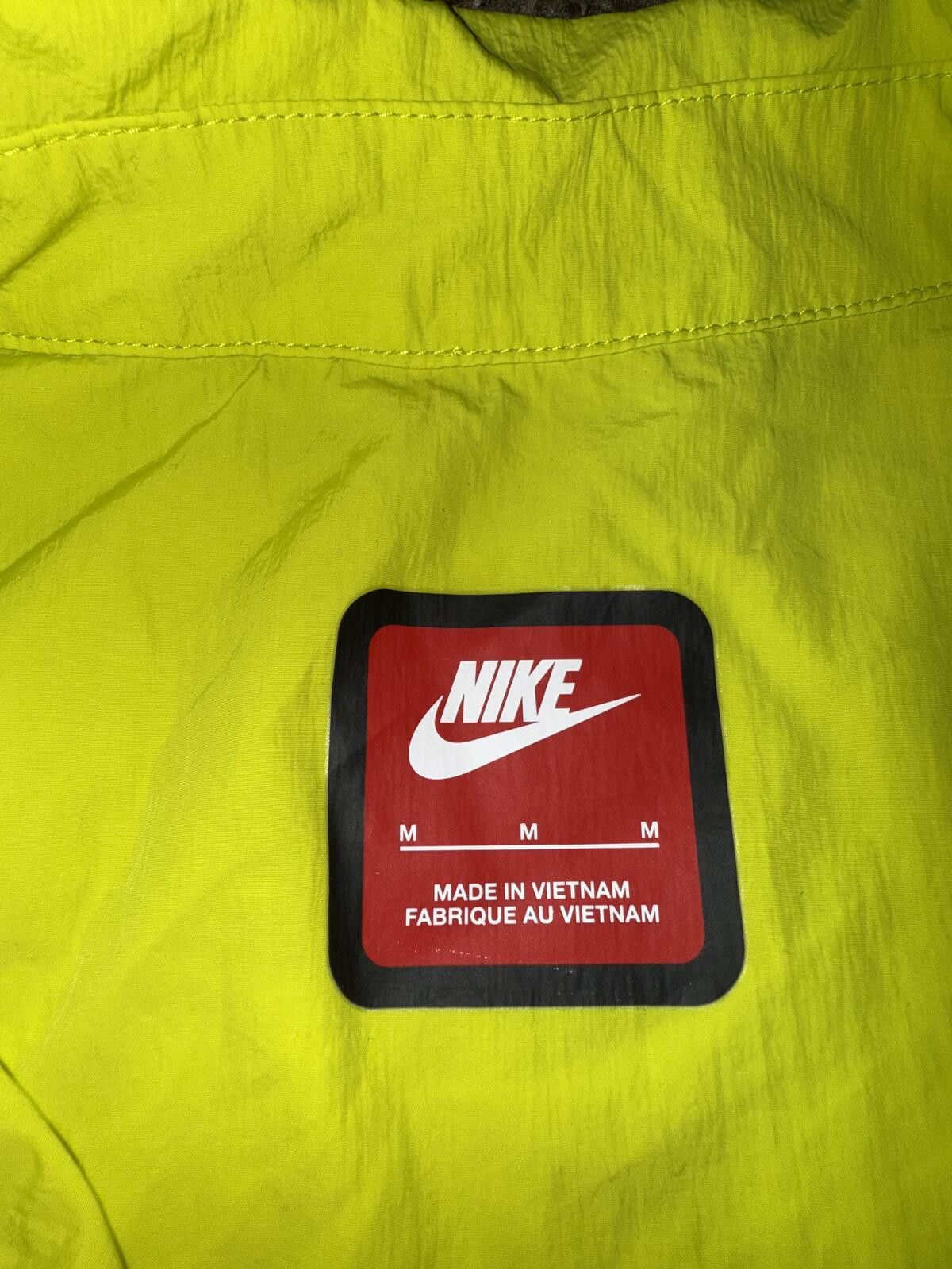 Nike Unreleased Nike Men’s Tech Pack Volt Varsity Jacket Sample Size US M / EU 48-50 / 2 - 9 Thumbnail