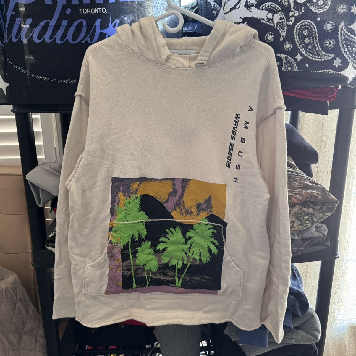 Ambush Design 2019 Ambush Waves Cream/Tan Hoodie Size US L / EU 52-54 / 3 - 1 Thumbnail