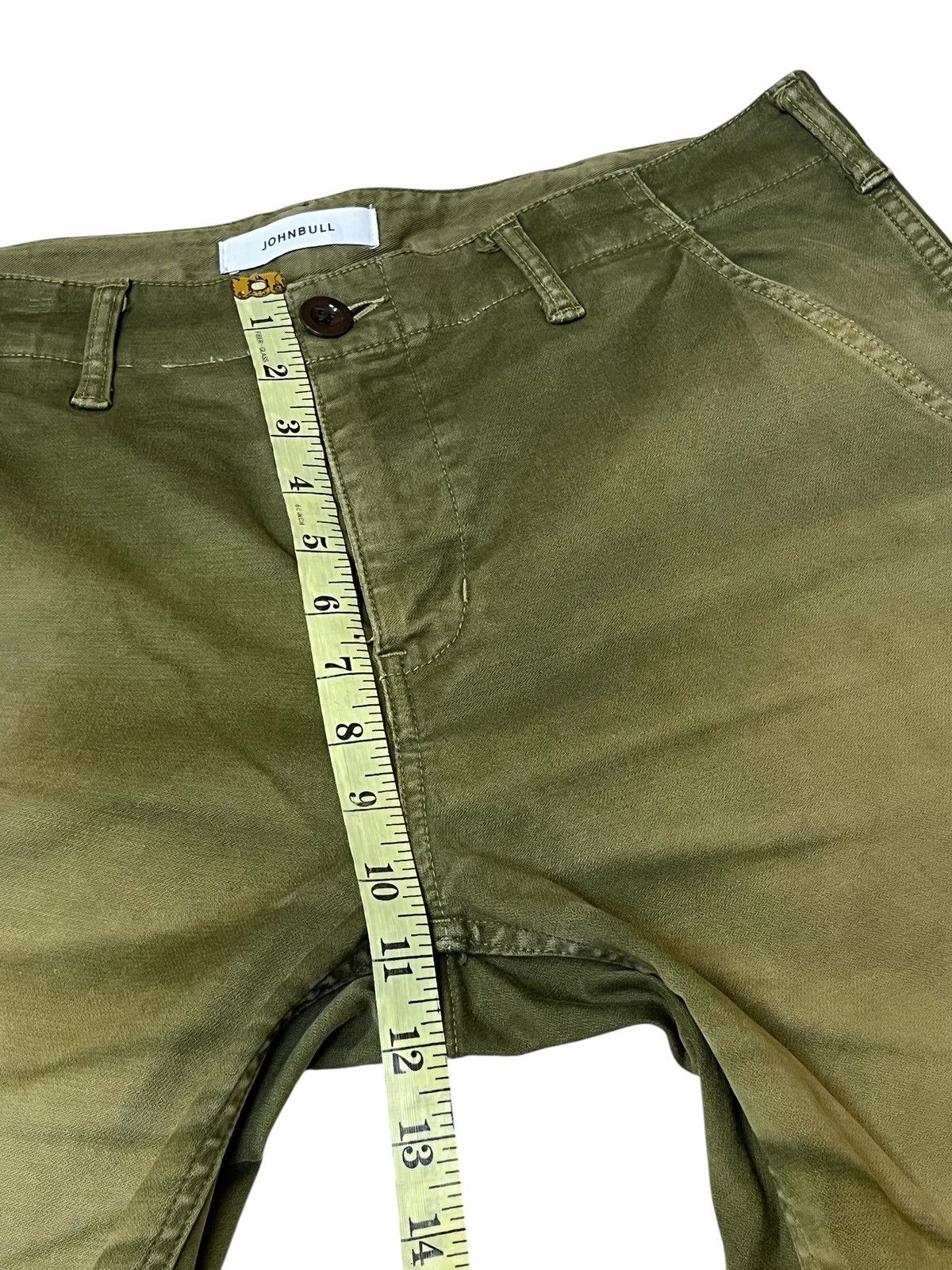 Toyo Enterprises sick🔥Vintage JOHNBULL green army faded baker cargo pants Size US 35 - 18 Thumbnail