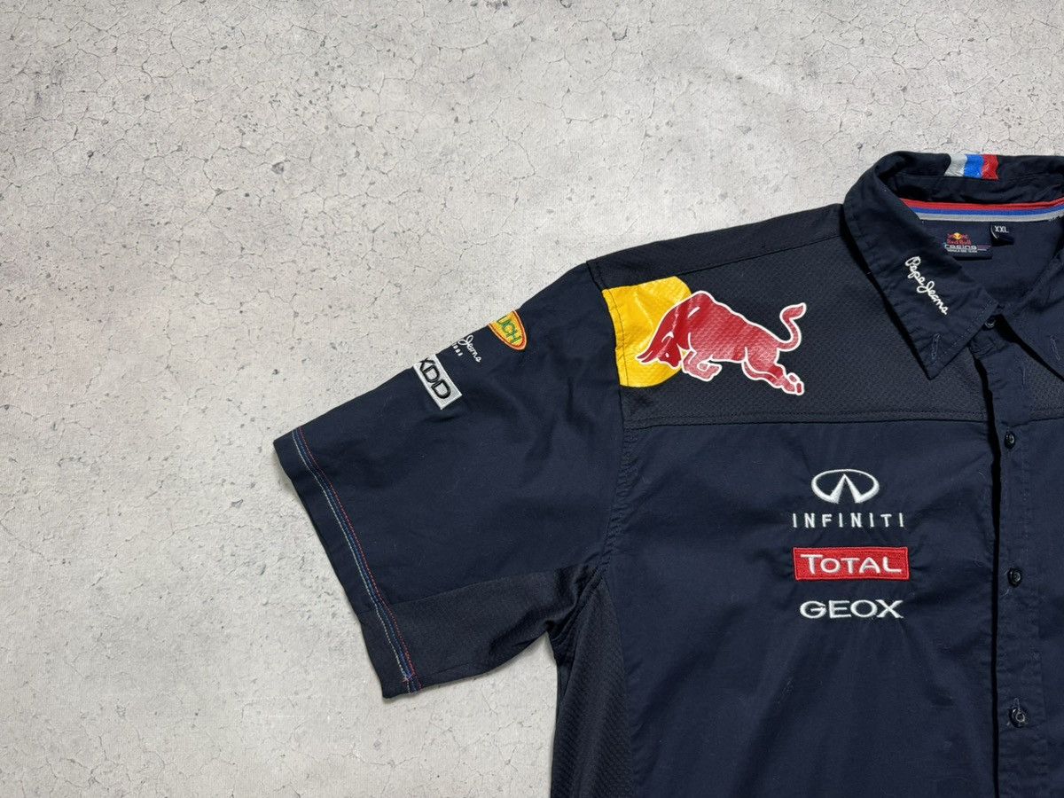 Red Bull Red Bull Pepe Jeans Racing Short Sleeve Button Shirt Size US XXL / EU 58 / 5 - 3 Thumbnail