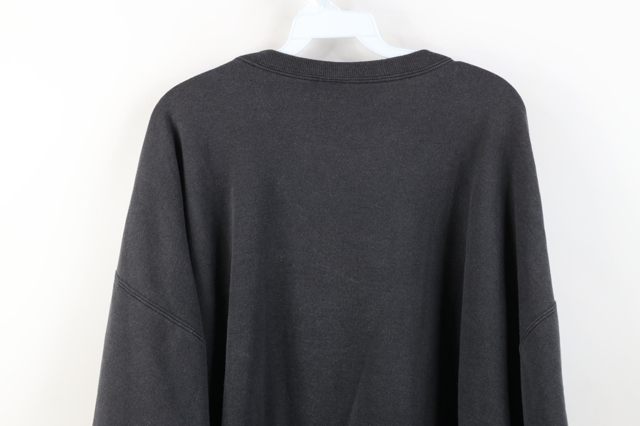 Champion Vintage 90s Champion Spell Out Crewneck Sweatshirt Black Size US XXL / EU 58 / 5 - 14 Thumbnail