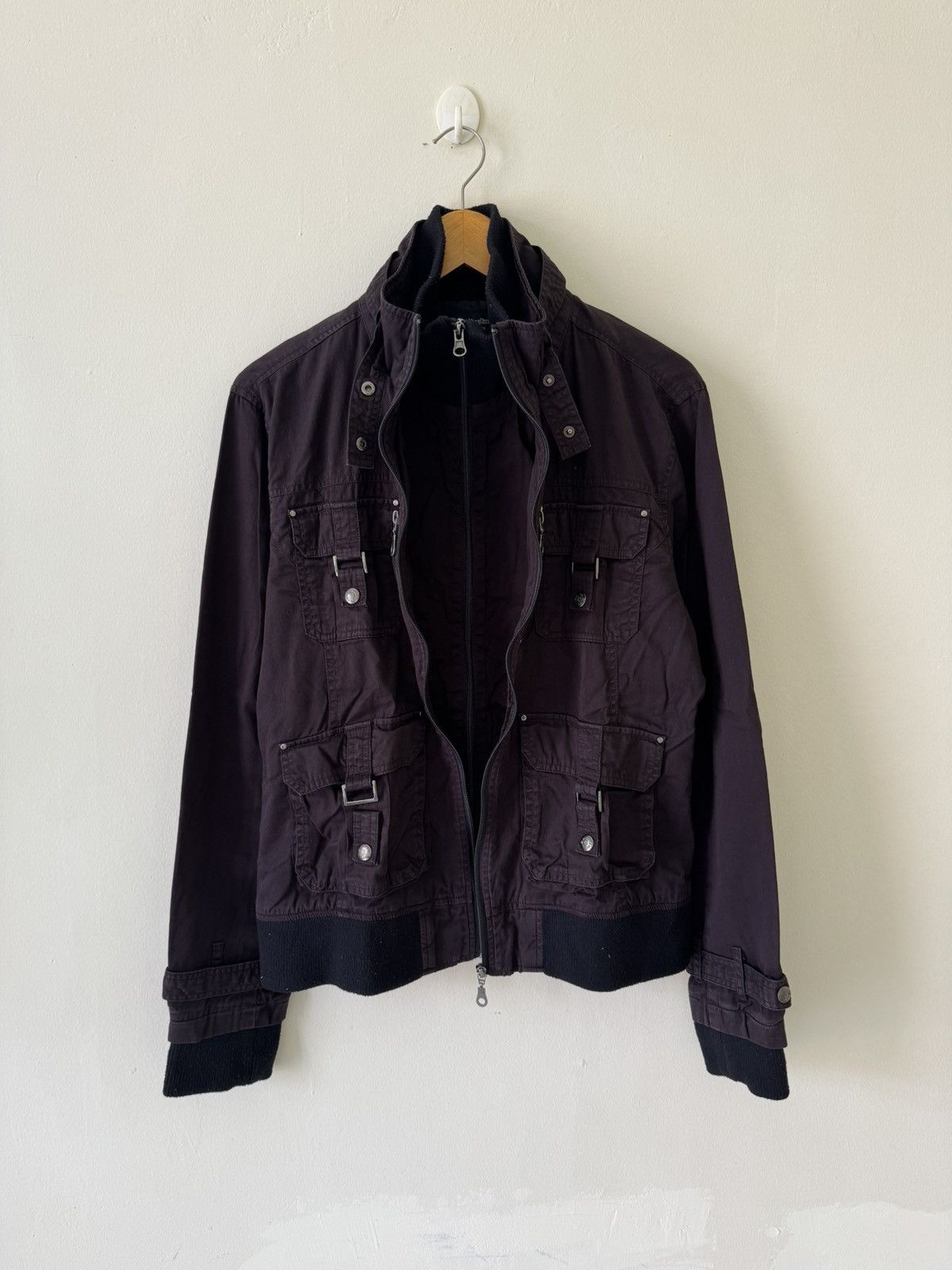Japanese Brand Y2K MILITARY-STYLE BLOUSUN JACKET MULTIPLE UTILITY POCKETS Size US M / EU 48-50 / 2 - 3 Thumbnail