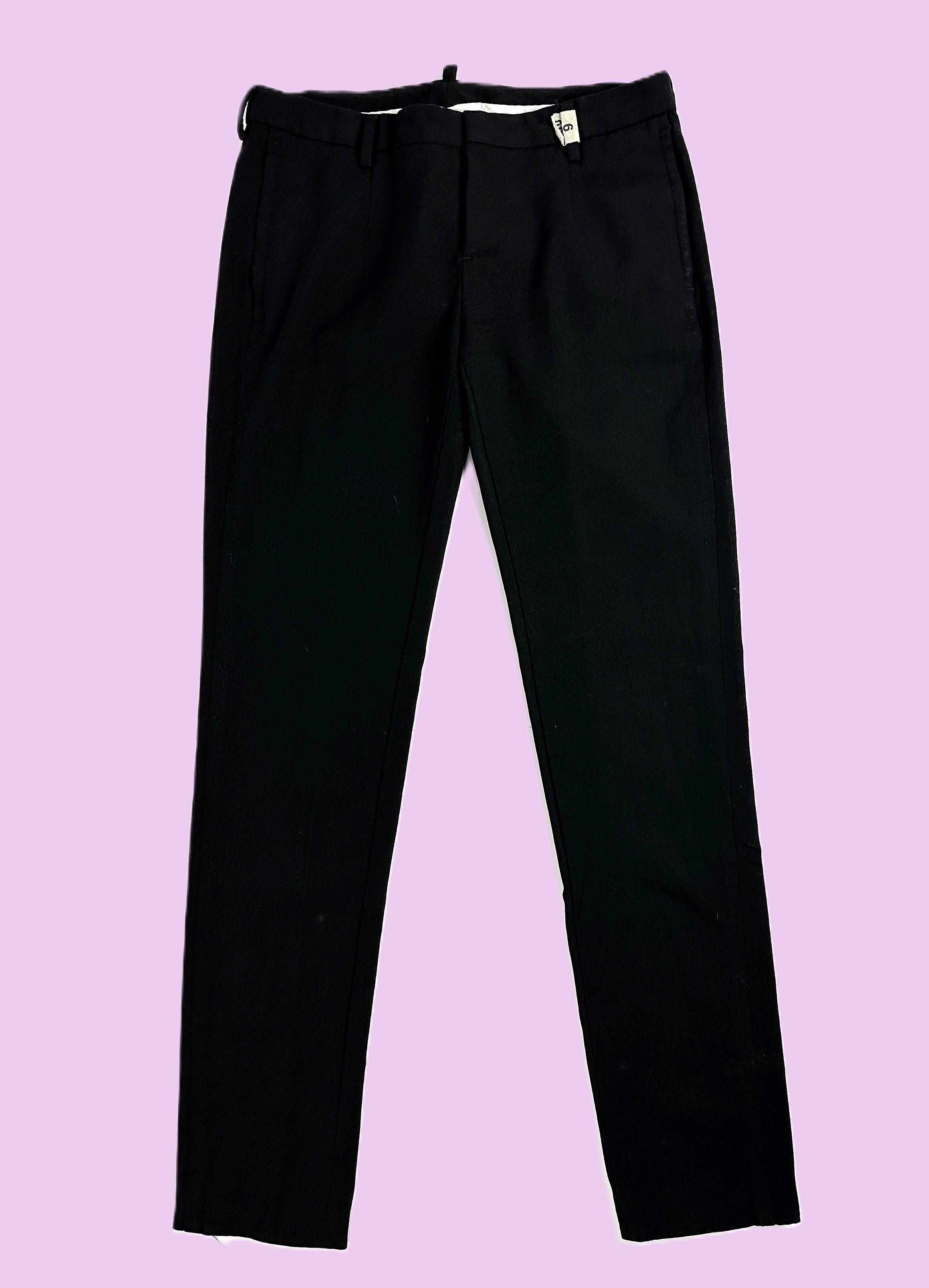 Dsquared2 Black Stretch Trousers Size 29" - 1 Thumbnail