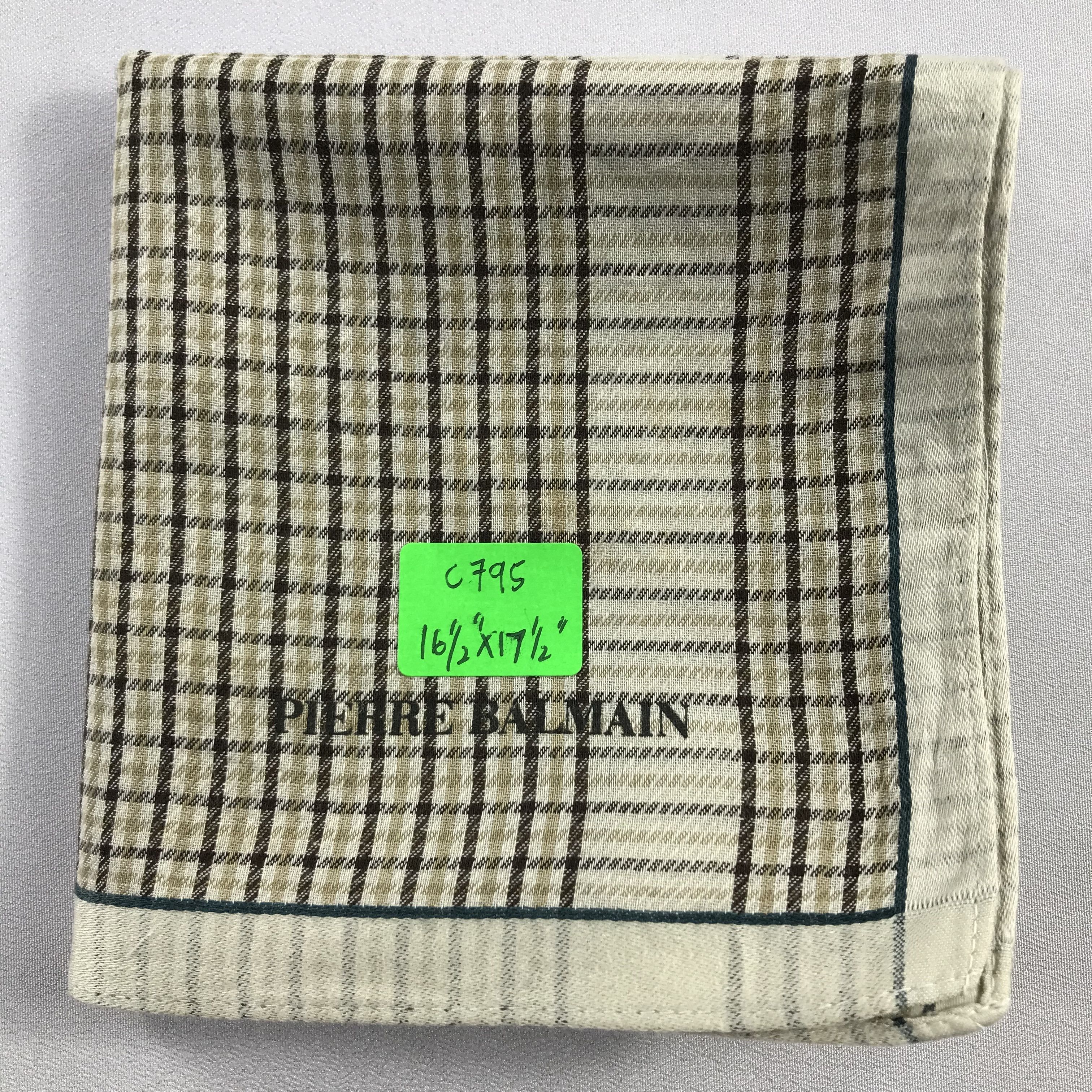 Pierre Balmain Pierre Balmain Handkerchief / Bandana / Neckerchief C795 Size ONE SIZE - 7 Thumbnail