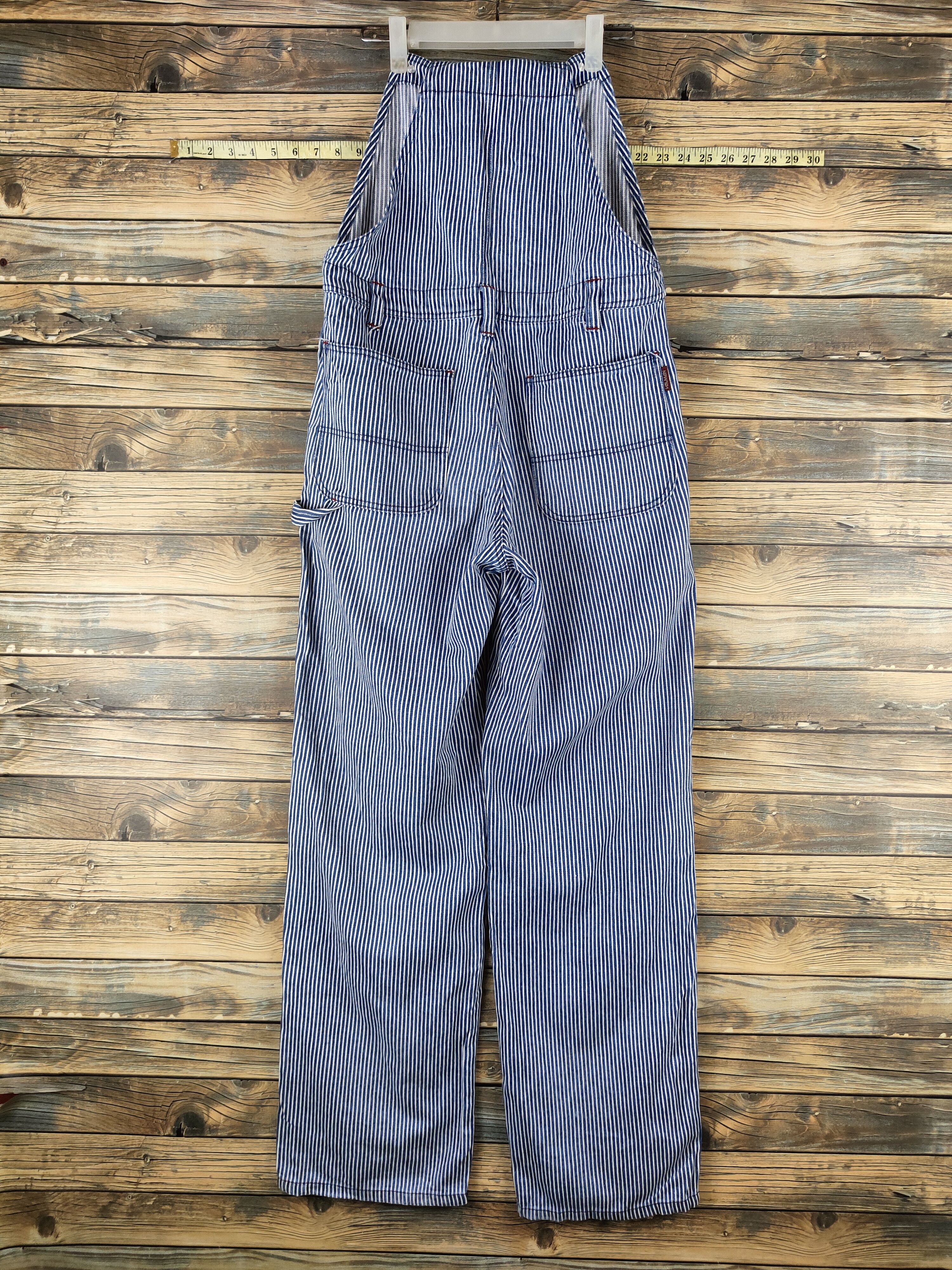 Japanese Brand Mini Valman Blue White Multipocket Jumpsuits #S2929 Size 28" / US 6 / IT 42 - 13 Thumbnail