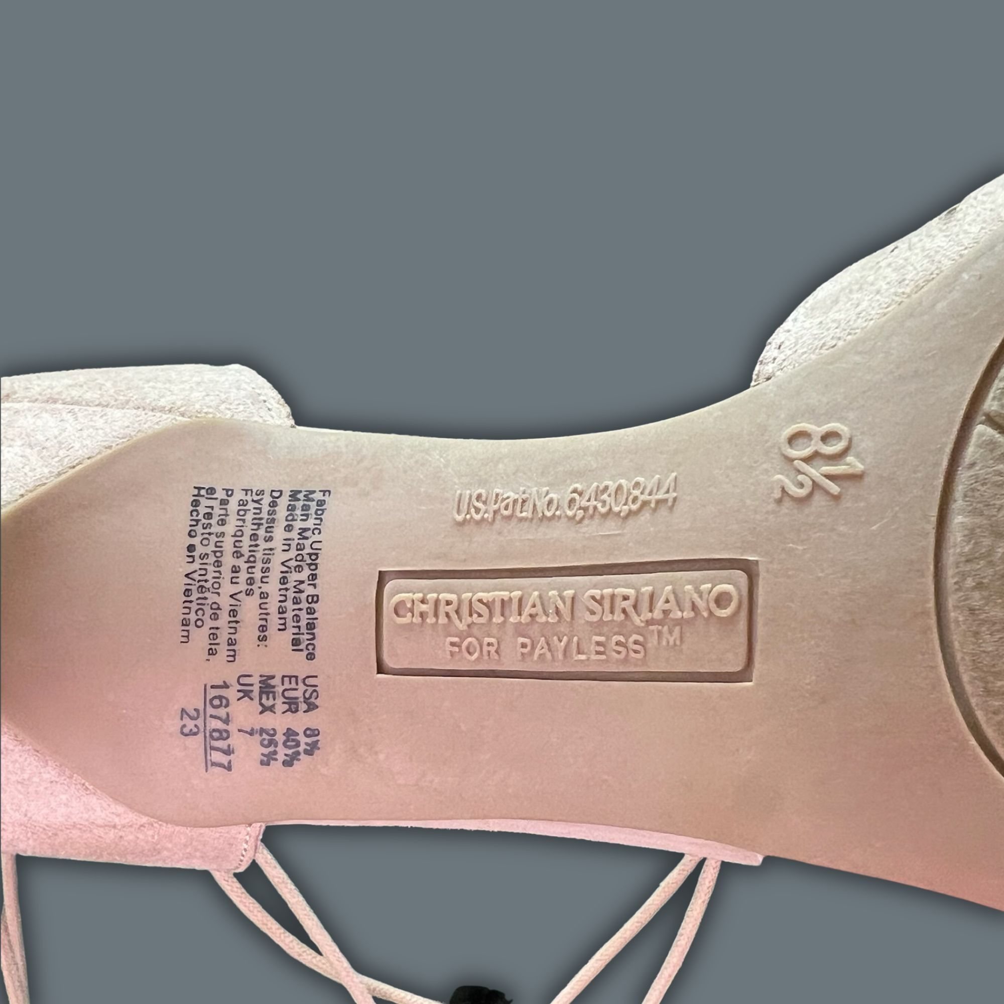Christian Siriano Christian Siriano For Payless Beige Faux Suede Lace-Up DOrsa Size US 8.5 / IT 38.5 - 7 Thumbnail
