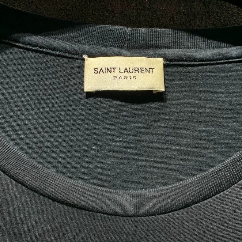 Saint Laurent Paris Saint Laurent Black printed short sleeves 2504-Nextarrow Size US M / EU 48-50 / 2 - 4 Thumbnail
