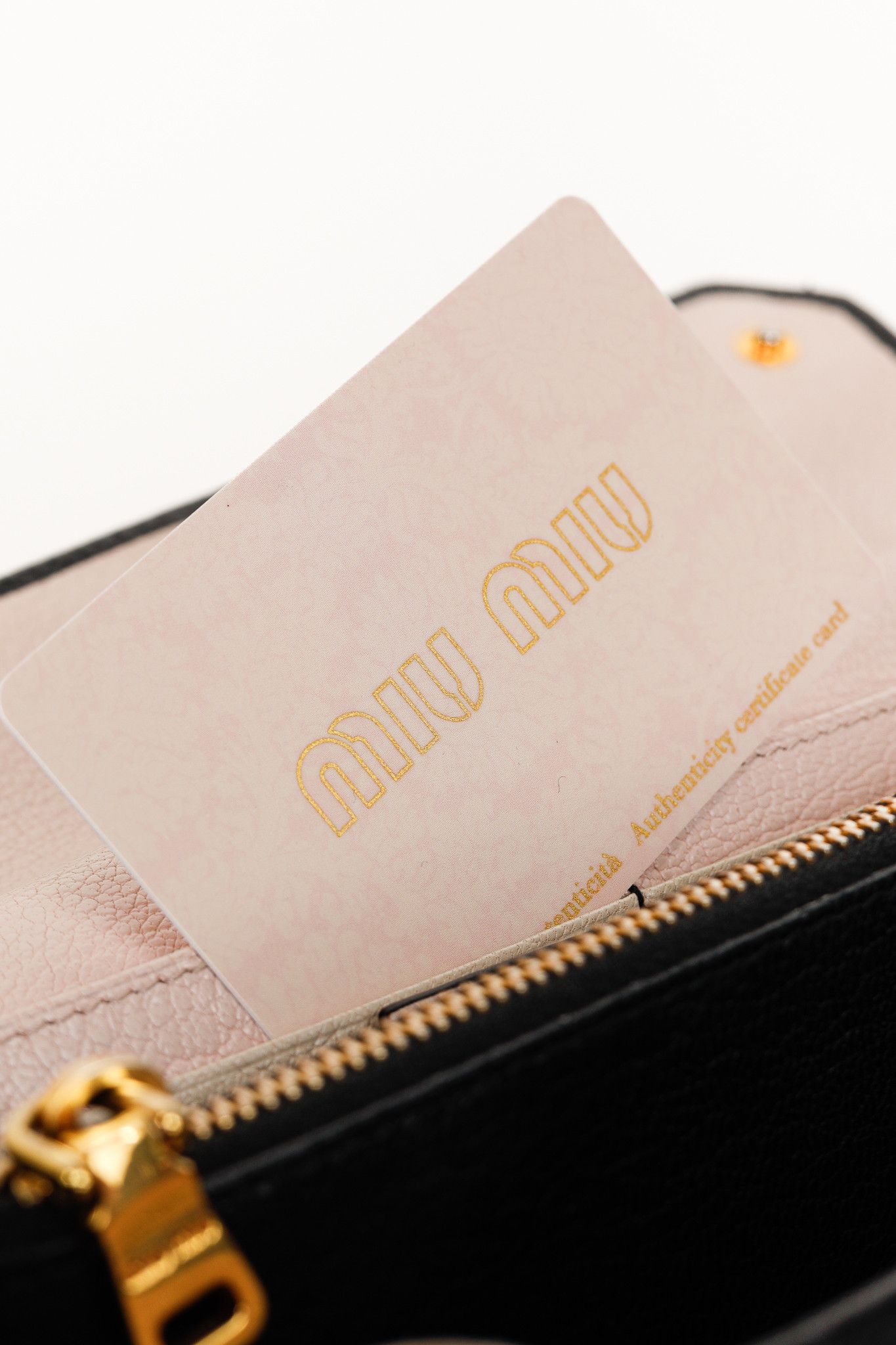 Miu Miu Miu Miu Black Madras Leather Long Wallet Size ONE SIZE - 11 Thumbnail