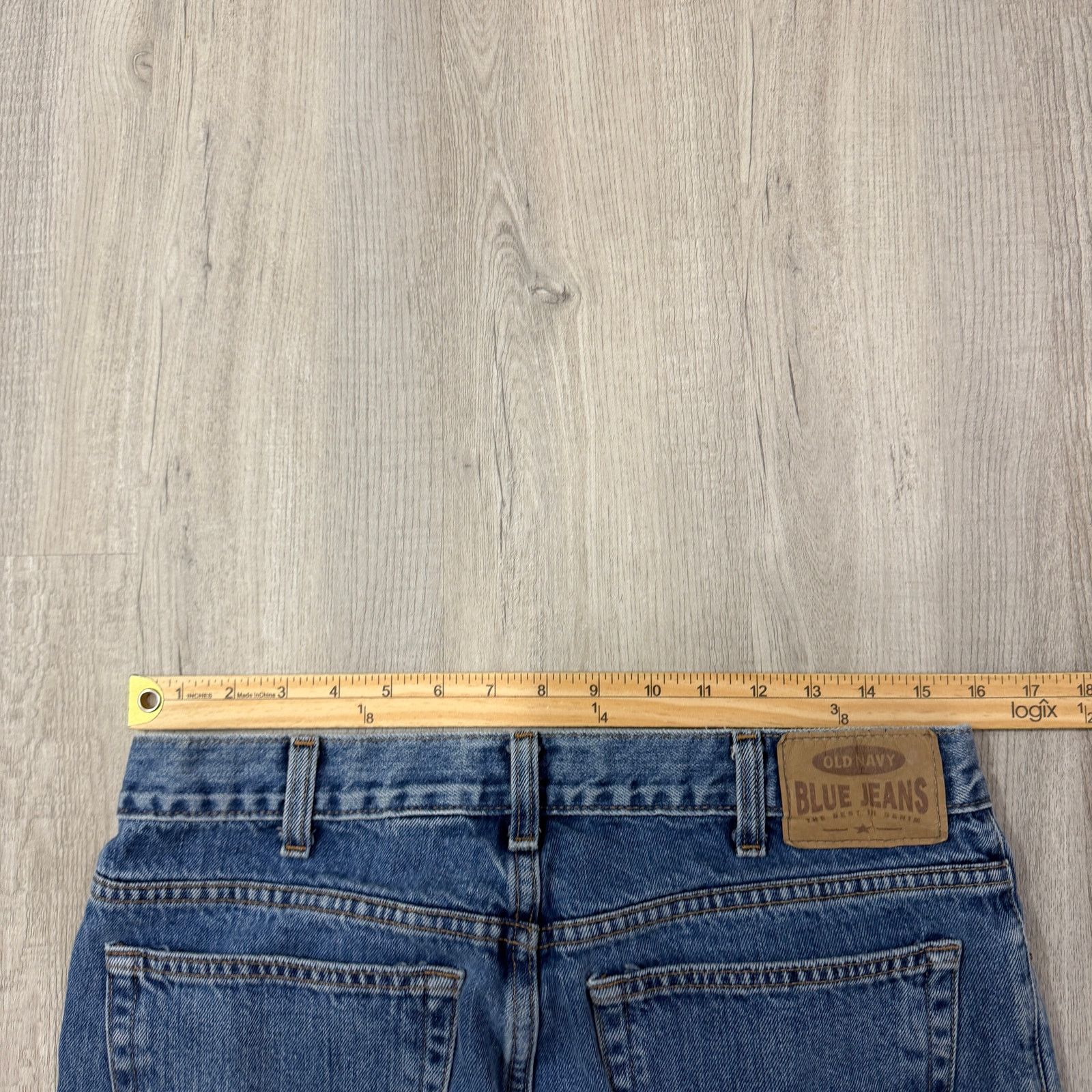 Old Navy Vintage Old Navy Blue Jeans Men's 33x34 y2k 10" Leg Opening Size US 33 - 8 Thumbnail