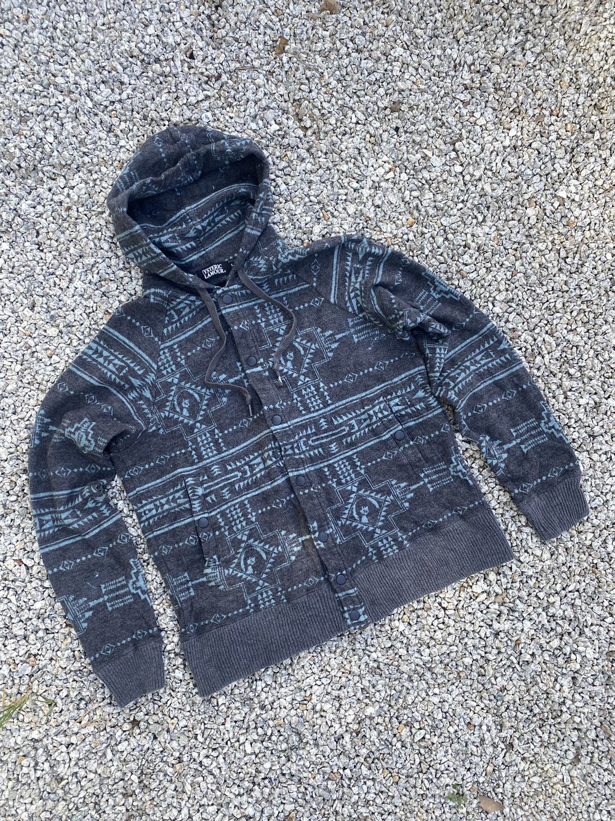 Hysteric Glamour Vintage Hysteric Glamour Navajo Design Hoodie Button Ups Size S / US 4 / IT 40 - 2 Thumbnail