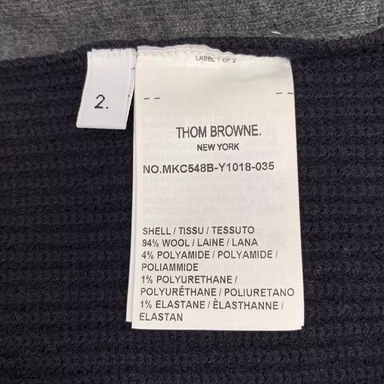 Thom Browne Thom Browne size2 Single panel long sleeve knit cardigan Size US M / EU 48-50 / 2 - 7 Thumbnail
