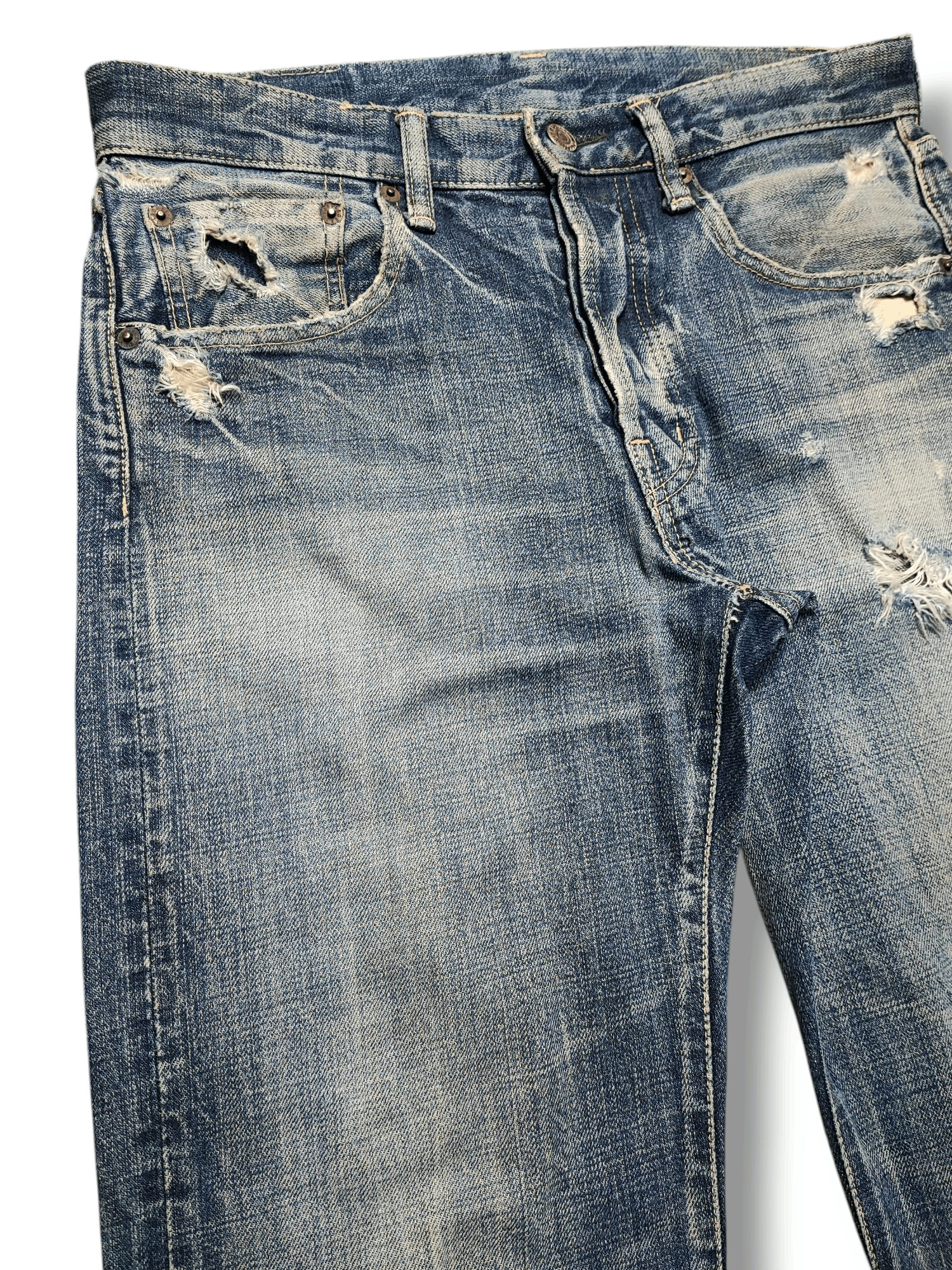 Spellbound Vintage 90s Spellbound Domingo Mudwash Distressed Denim Size US 32 / EU 48 - 8 Thumbnail