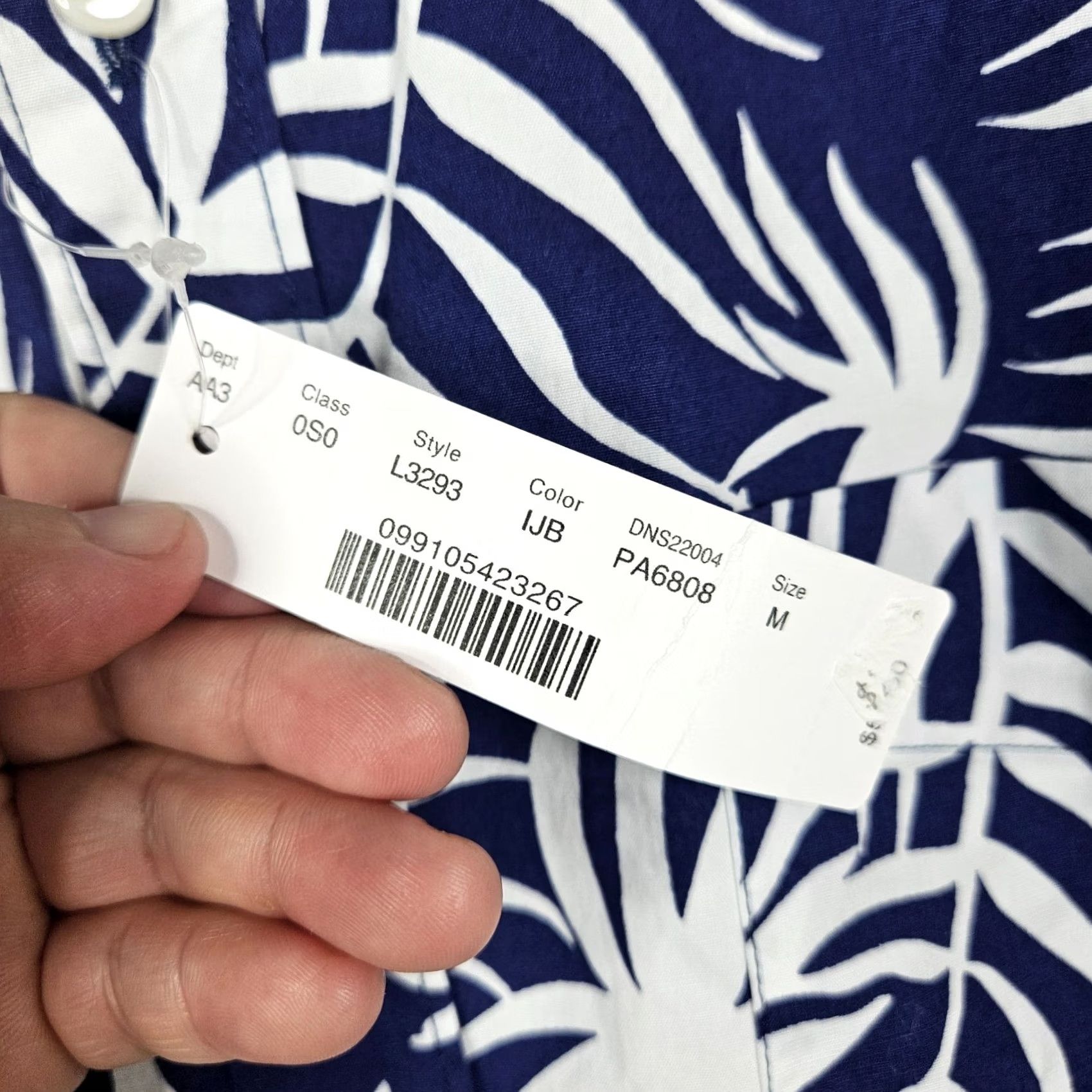 J.Crew J.CREW Shirt Men Slim Floral Printed Long Sleeve Button-Up Stretch New M Multicolor Floral Pattern Womens? No Size US M / EU 48-50 / 2 - 5 Thumbnail