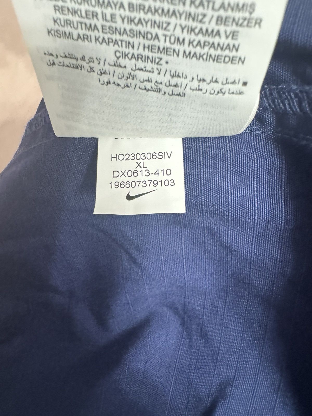 Nike BLUE NIKE CLUB CARGO WEB PANTS Size US 38 / EU 54 - 7 Thumbnail