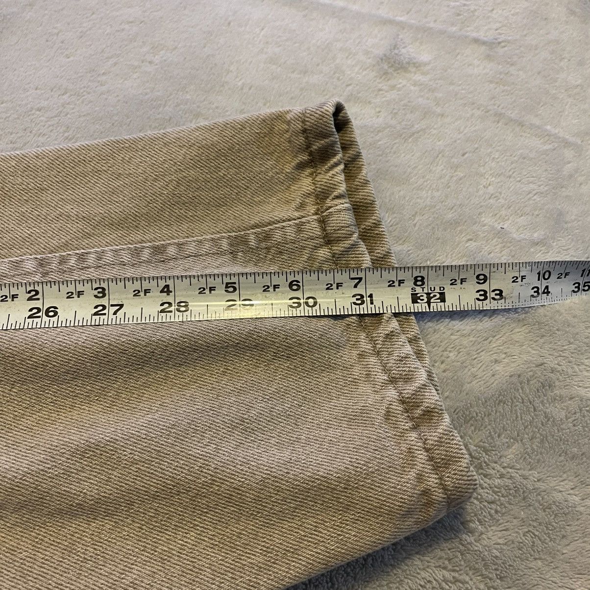 Lee Vintage Lee Jeans Women 18 Medium Beige Bootcut 80/90s 34x31 Size 34" / US 12 / IT 48 - 7 Thumbnail