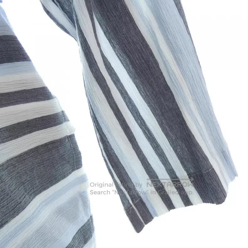 Issey Miyake Issey Miyake Stripe Knot Shirt Dress Size M / US 6-8 / IT 42-44 - 4 Thumbnail