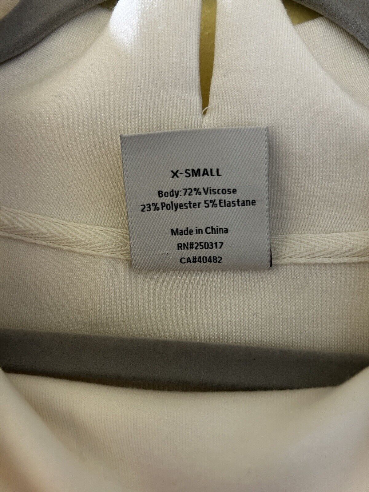 Varley Varley Cream Sweater Pullover Funnel MockNeck Adjustable Ci Size XS / US 0-2 / IT 36-38 - 5 Thumbnail