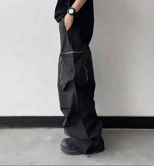 Homemade × Japanese Brand Bag Baggy vintage-inspired cargo pants Size US 34 / EU 50 - 2 Thumbnail