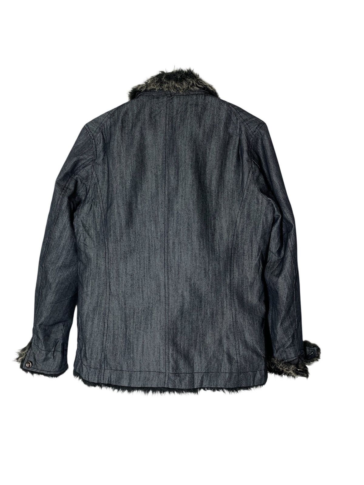 HIDEAWAYS Hideaways Nicole Club Denim Fur Jacket Share Spirit Goa Lgb Size US M / EU 48-50 / 2 - 2 Thumbnail