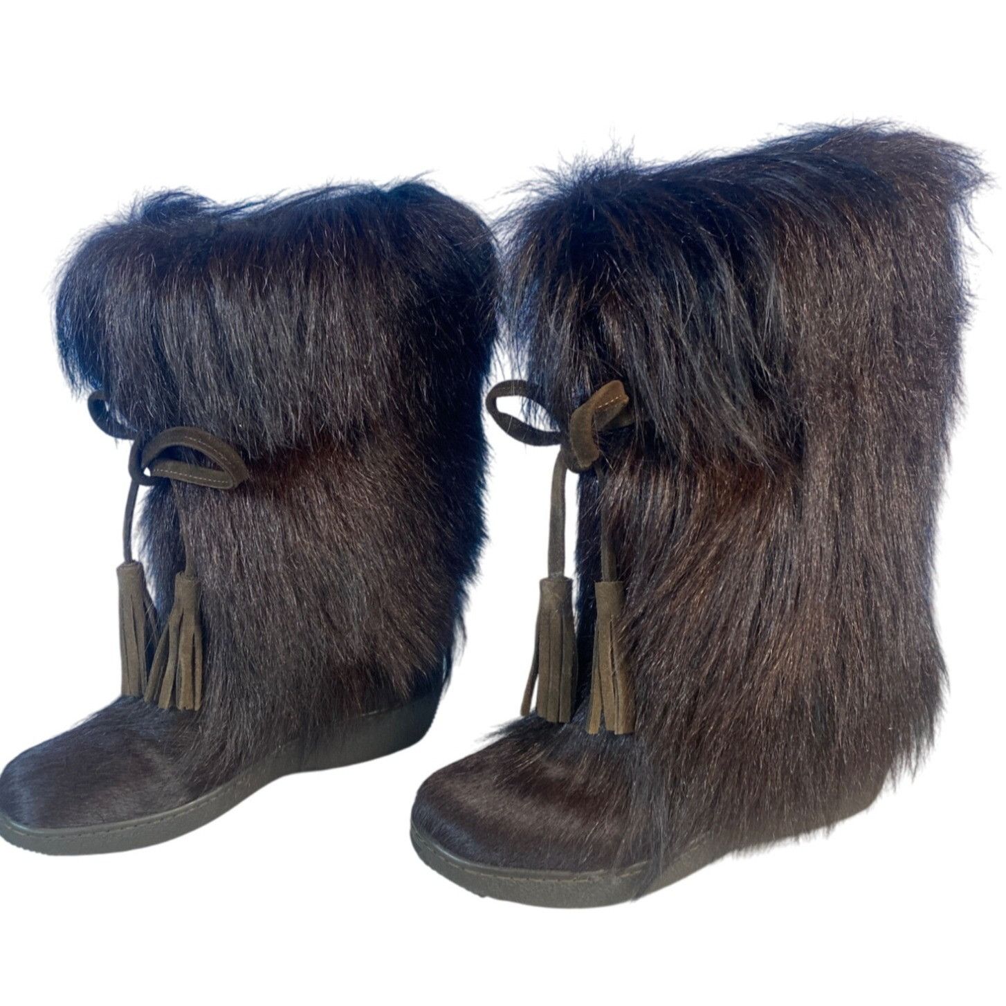 Pajar Pajar Women's Scarlet Winter Fur Boot Brown Women's 37 -4F L Size US 7 / IT 37 - 2 Thumbnail