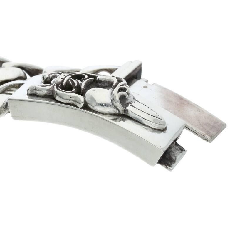 Chrome Hearts 13link Chrome Hearts Dagger Heart ID Classic Bracelet Size ONE SIZE - 4 Thumbnail