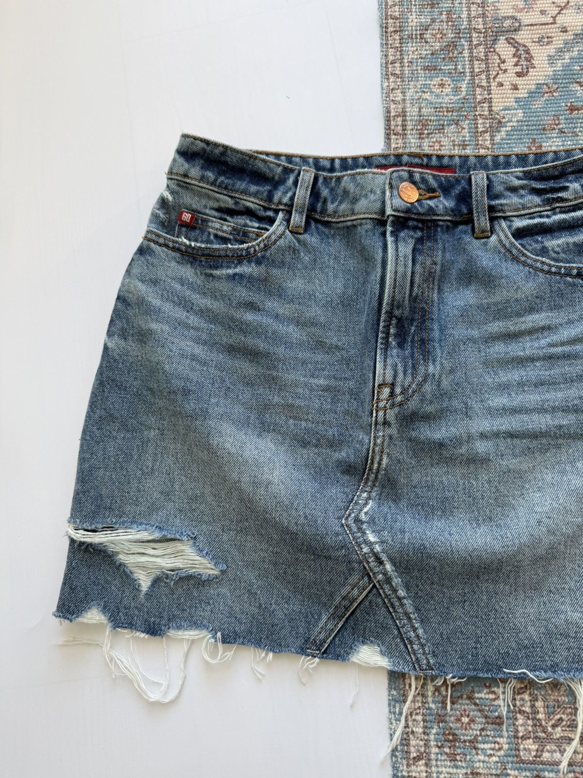 Miss Sixty Y2K Miss Sixty Denim Mini Skirt Size M Size 26" / US 2 / IT 38 - 5 Thumbnail