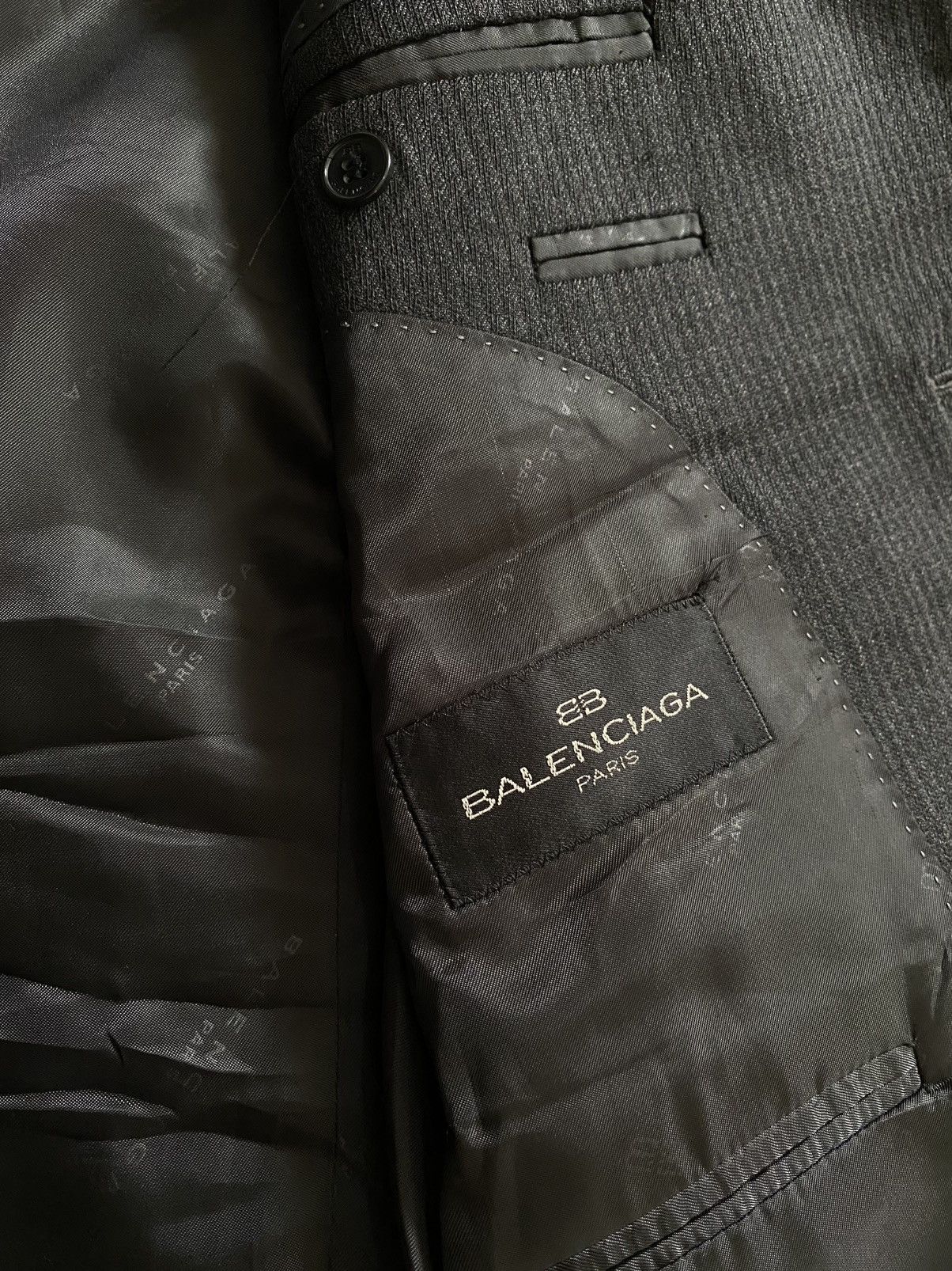 Balenciaga × Vintage Vintage Balenciaga Suit Size 46S - 3 Thumbnail