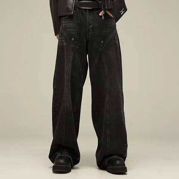 Japanese Brand Natsumi x Keito Trend Black Denim Pant Size US 35 - 7 Thumbnail