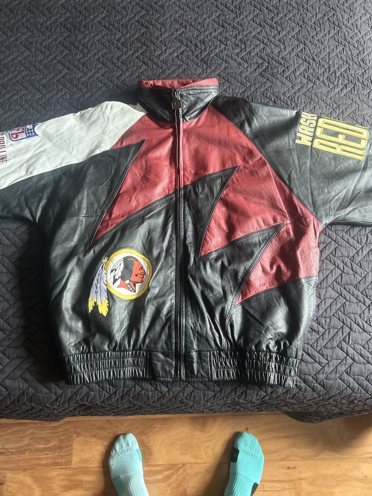 Logo Athletic Washington commanders leather jacket Size US L / EU 52-54 / 3 - 4 Thumbnail